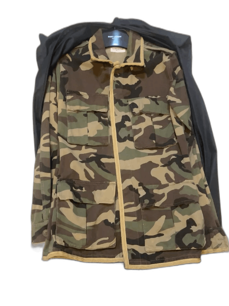 Saint Laurent Paris Saint Laurent Camouflage M65 Jacket Size US M / EU 48-50 / 2 - 1 Thumbnail
