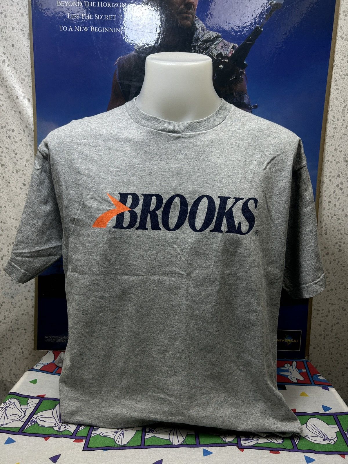 Brooks Vintage Brooks 90s T-Shirt Size XL Size US XL / EU 56 / 4 - 1 Thumbnail