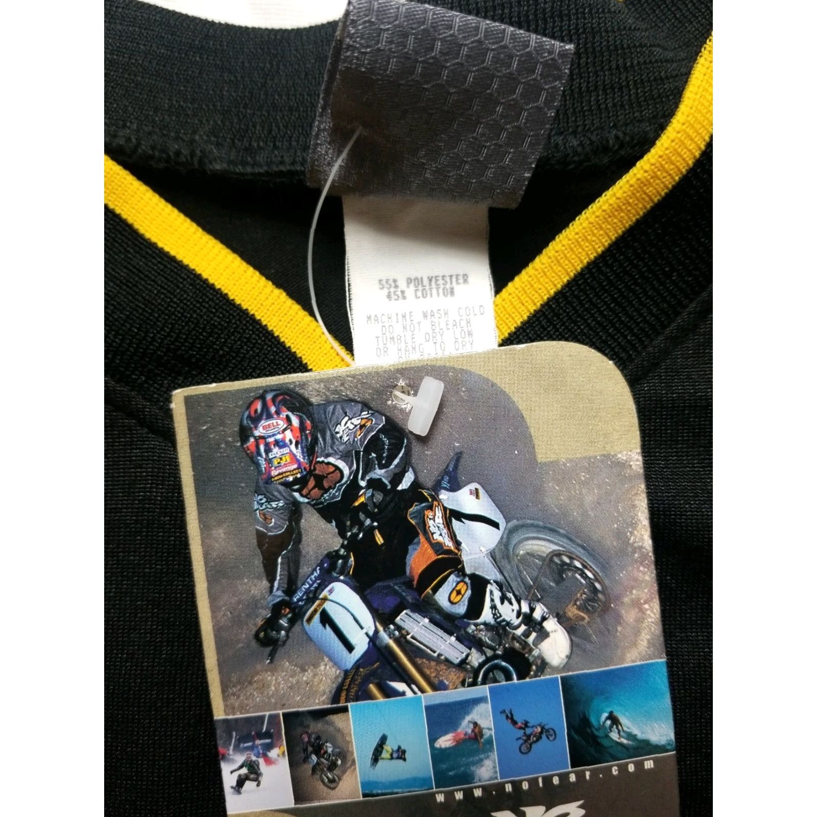 No Fear VINTAGE No Fear Shirt Long Sleeve Men's L Jersey Black Rare Size US L / EU 52-54 / 3 - 3 Thumbnail
