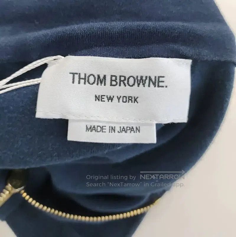 Thom Browne Thom Browne Women's Navy Cotton Jacket . Size L / US 10 / IT 46 - 3 Thumbnail