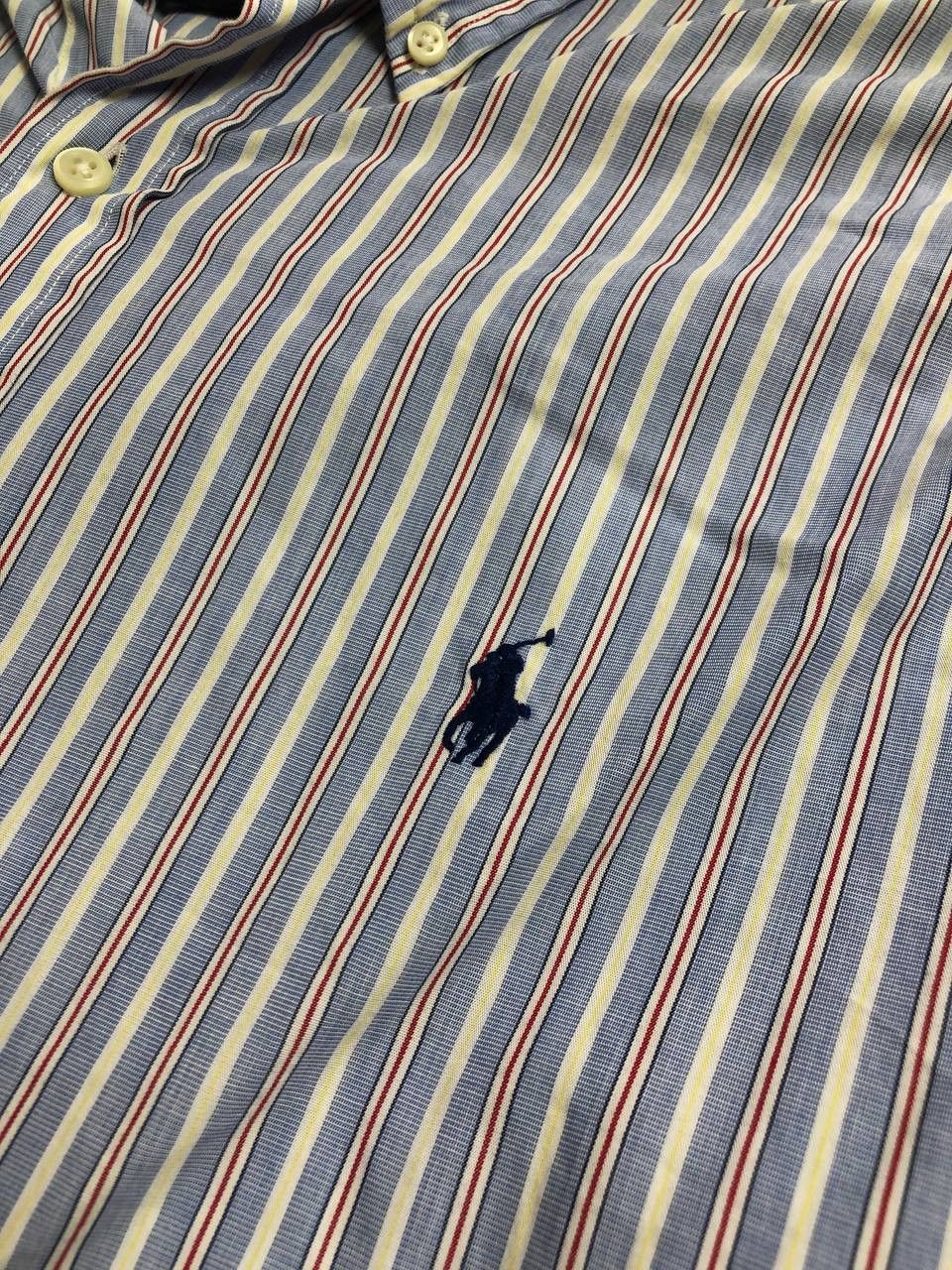 Polo Ralph Lauren × Ralph Lauren Polo Ralph Lauren Vintage Striped Shirt Logo Size US XXL / EU 58 / 5 - 9 Thumbnail