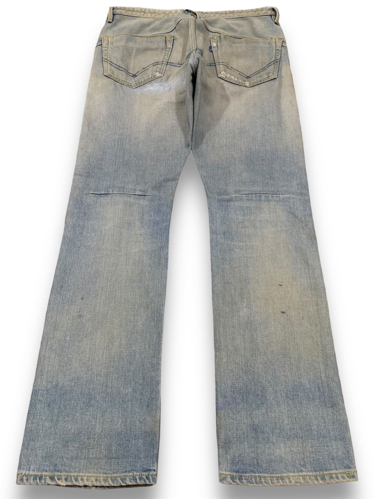 Nonnative × Undercover Vintage Nonnative Selvedge Mud Wash Ripped Grunge Jeans Size US 32 / EU 48 - 3 Thumbnail