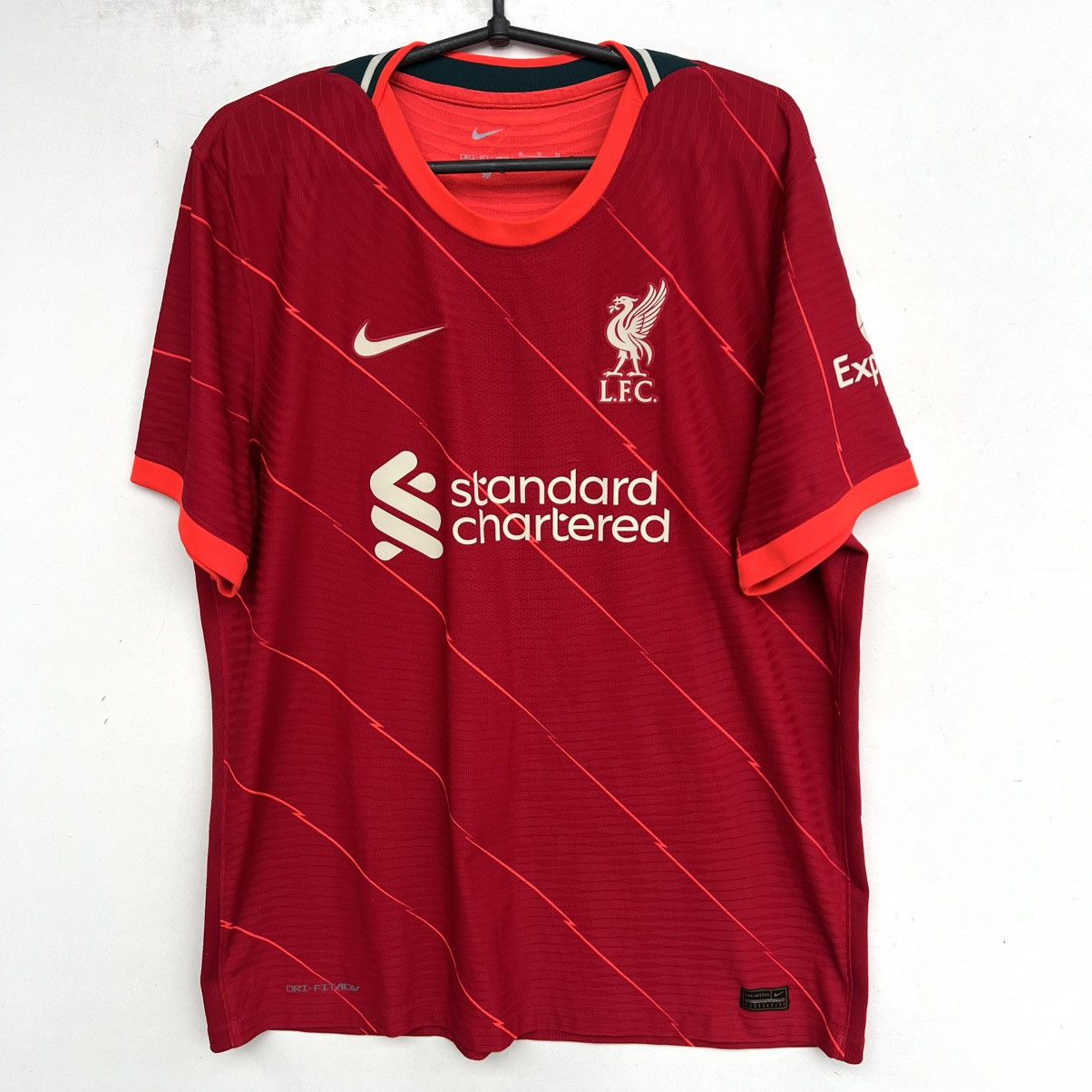 Nike Liverpool 2021 2022 Nike Home Football Shirt Jersey Size US XL / EU 56 / 4 - 1 Thumbnail