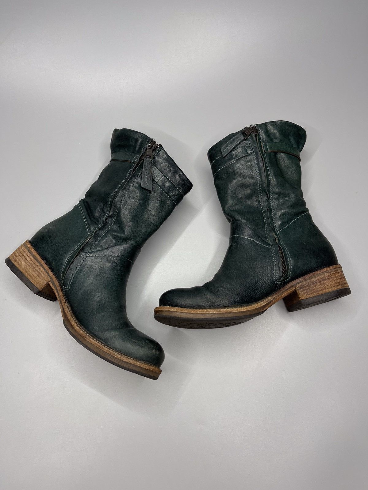 Japanese Brand × Vintage A.S 98 Boots Leather Style Rick Owens Size US 6 / IT 36 - 4 Thumbnail