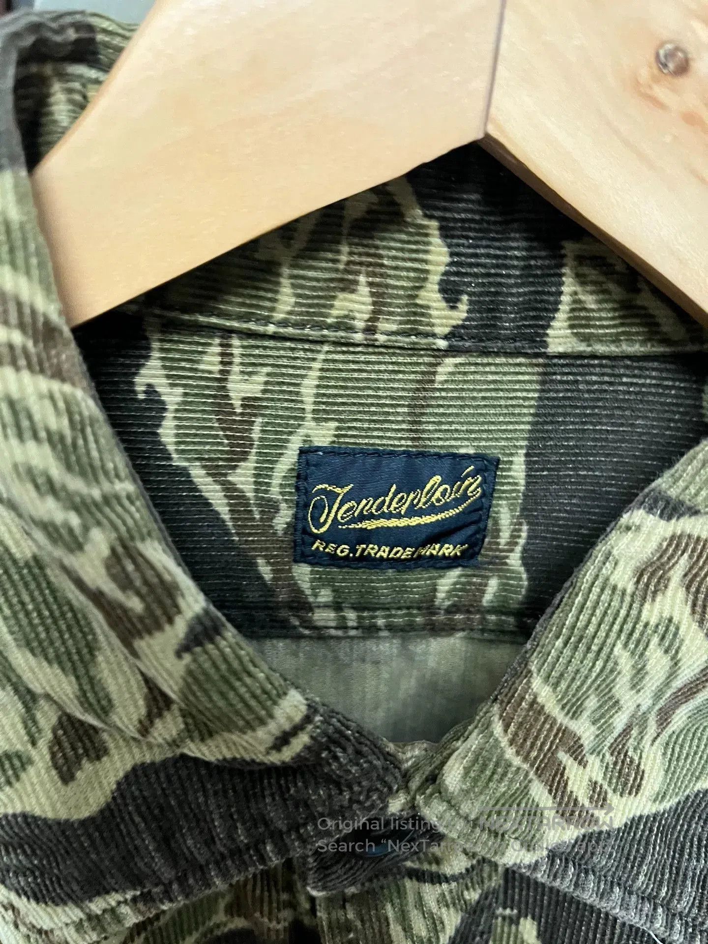 Tenderloin TENDERLOIN Corduroy Camo Tiger Shirt. Size US S / EU 44-46 / 1 - 3 Thumbnail