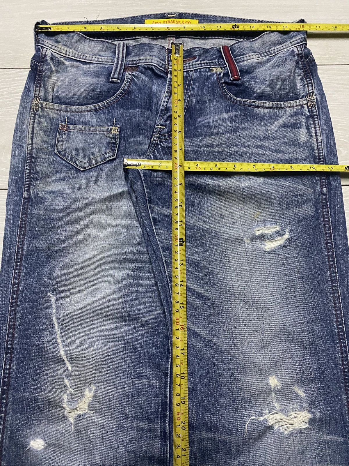 Levi's Vintage Levis Strauss San Francisco Distressed Jeans Size US 32 / EU 48 - 15 Thumbnail