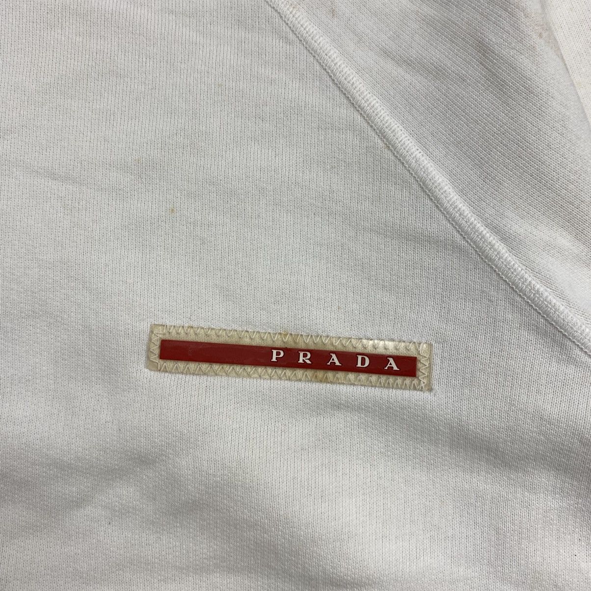 Prada Prada double zip hoodie white Size US L / EU 52-54 / 3 - 5 Thumbnail