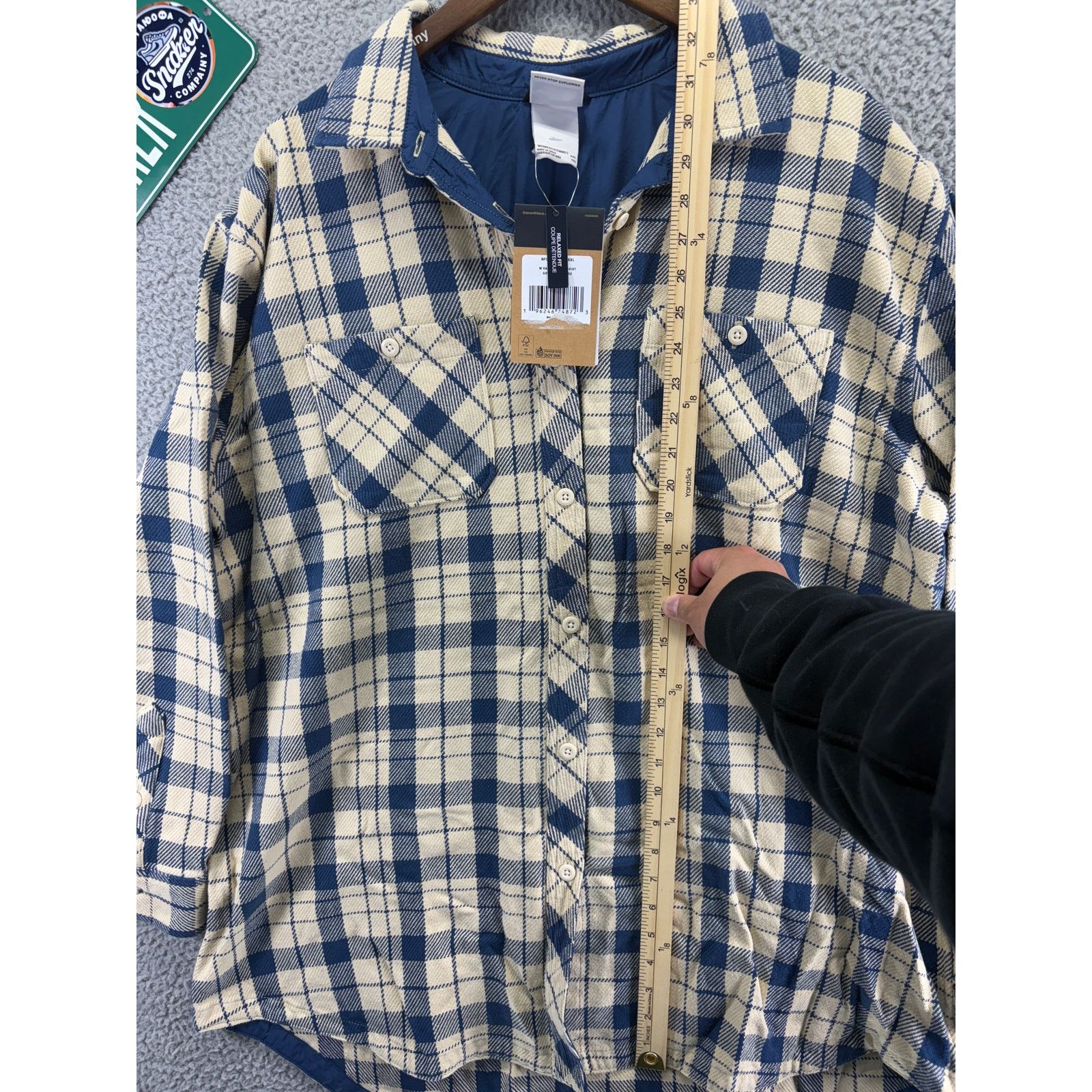 The North Face North Face Valley Twill Fleece Shirt Jacket Womens XXL 2XL Size XXL / US 16-18 / IT 52-54 - 2 Thumbnail