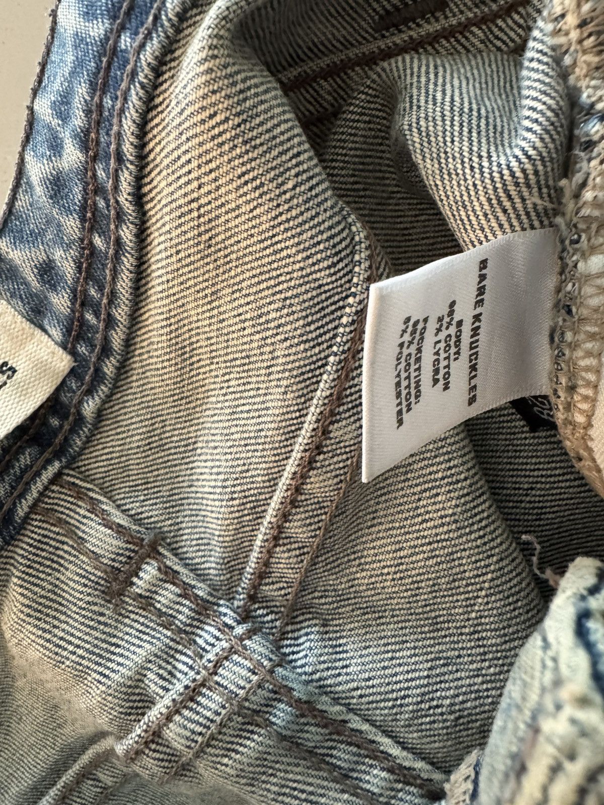 Bare Knuckles Bare Knuckles Paint Splattered Distressed Denim Size US 28 / EU 44 - 5 Thumbnail
