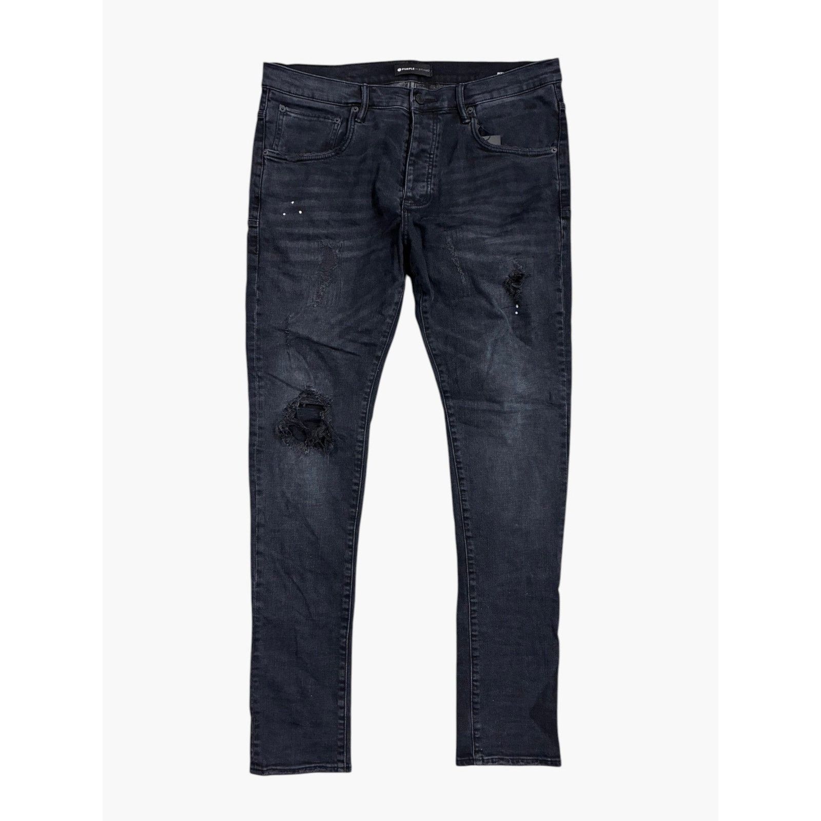 Purple Brand Purple Brand Black Jeans Size US 34 / EU 50 - 1 Thumbnail