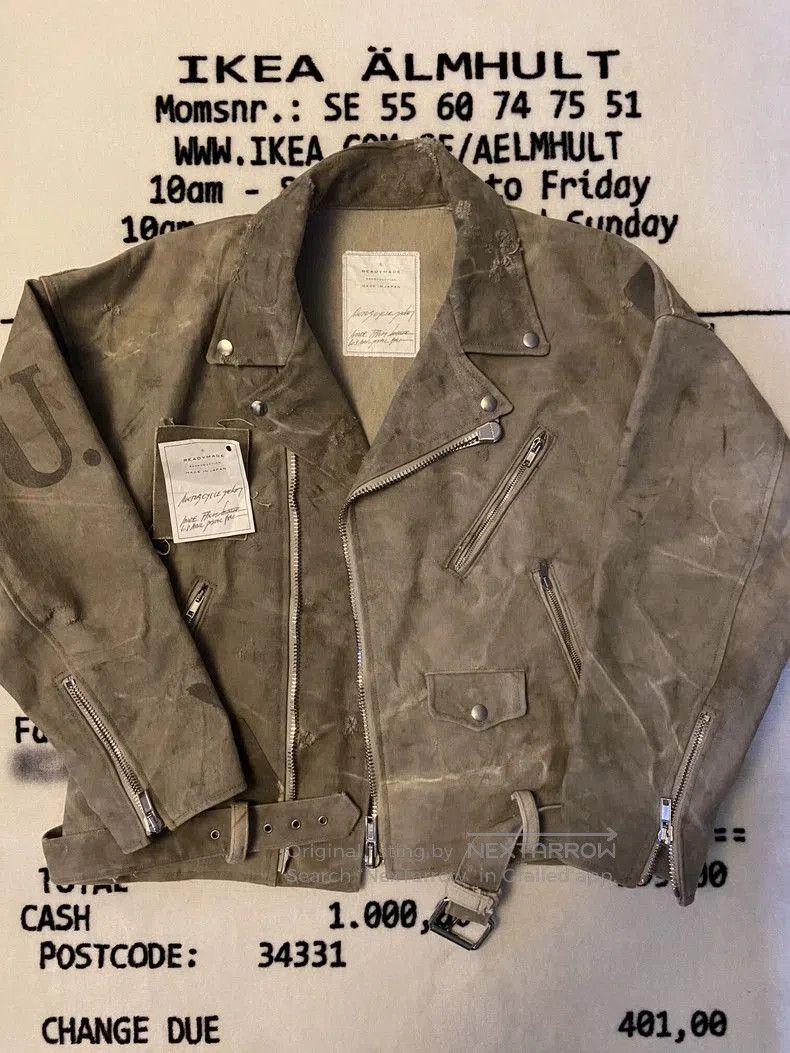 READYMADE Readymade Military Cloth Moto Jacket. Size US M / EU 48-50 / 2 - 1 Thumbnail