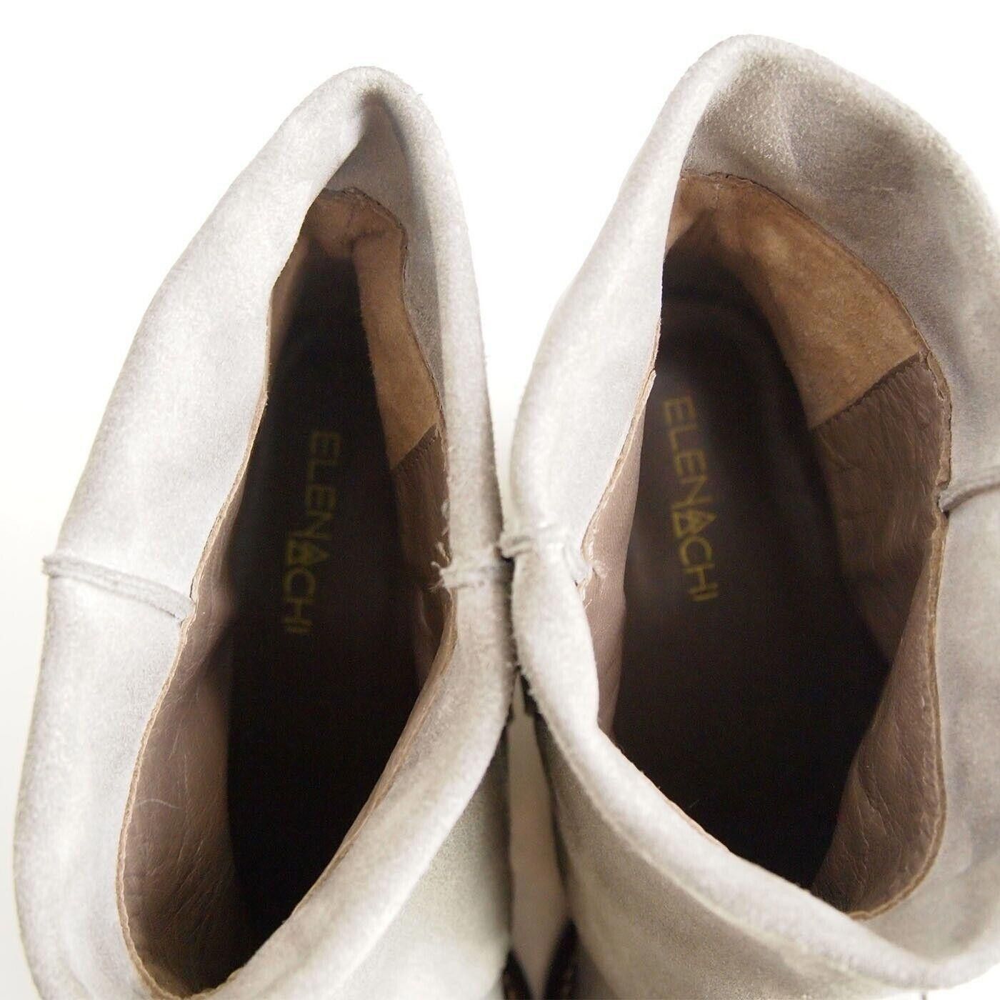 Other Elena Iachi Western Boots Gray Suede US 39 EU 9 $520 Size US 9 / IT 39 - 8 Thumbnail