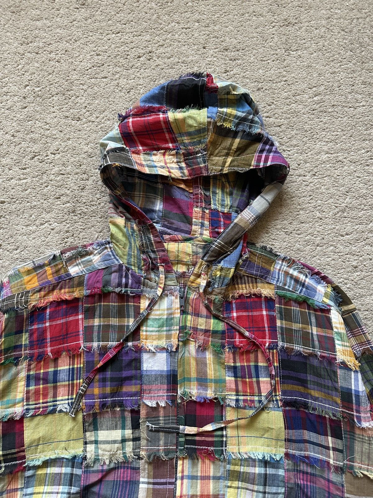 Vintage Vintage Patchwork Lightweight Hoodie Size US L / EU 52-54 / 3 - 4 Thumbnail