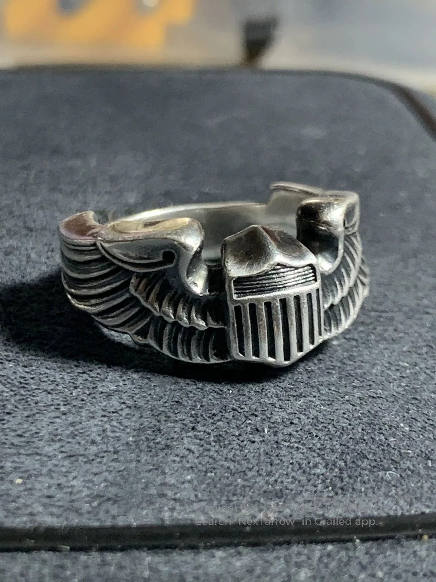 The Real McCoy's The Real McCoy's USAF Pilot Ring. Size ONE SIZE - 1 Thumbnail