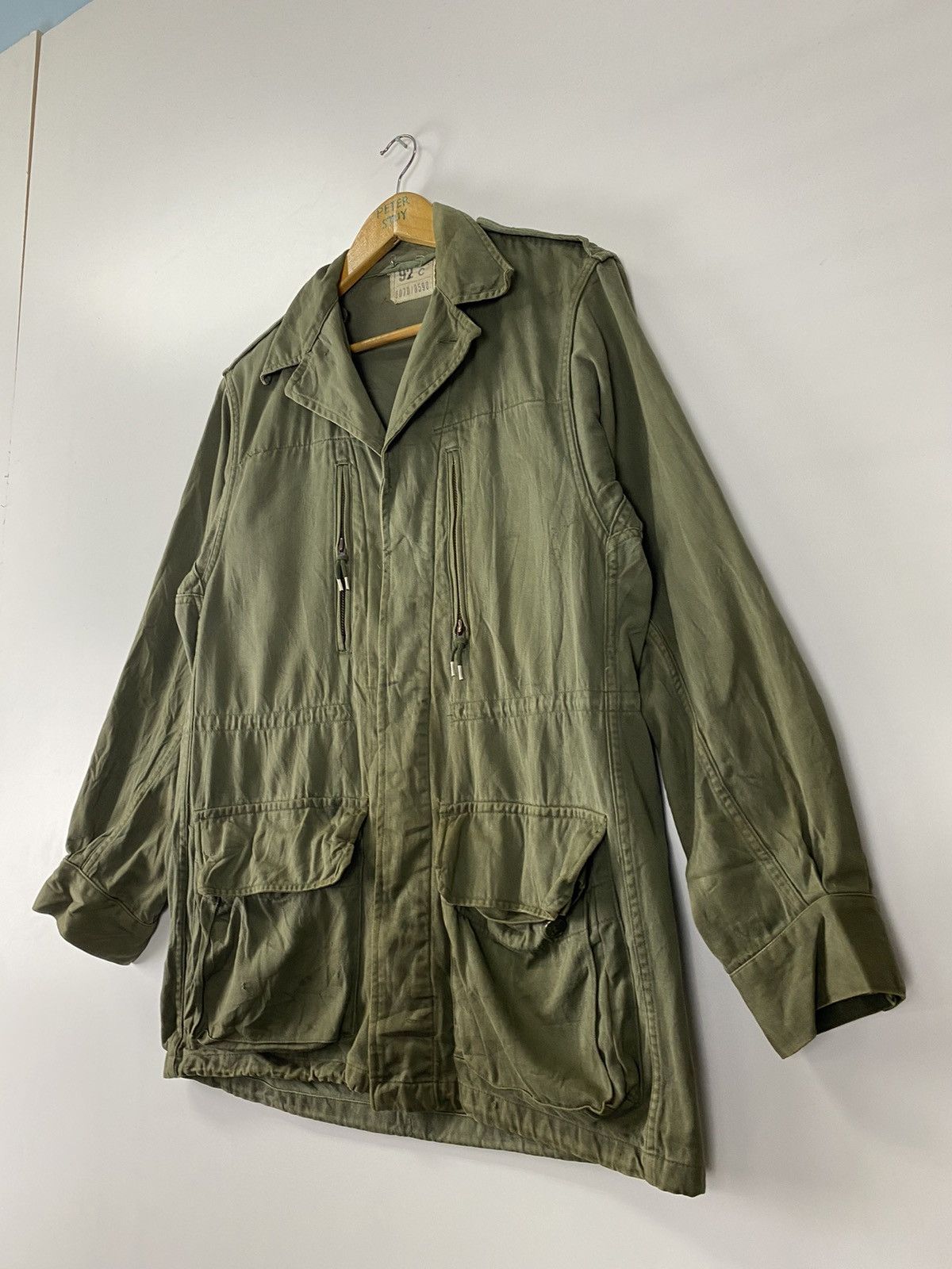 Vintage Vintage 70s Military Jacket Size US L / EU 52-54 / 3 - 3 Thumbnail