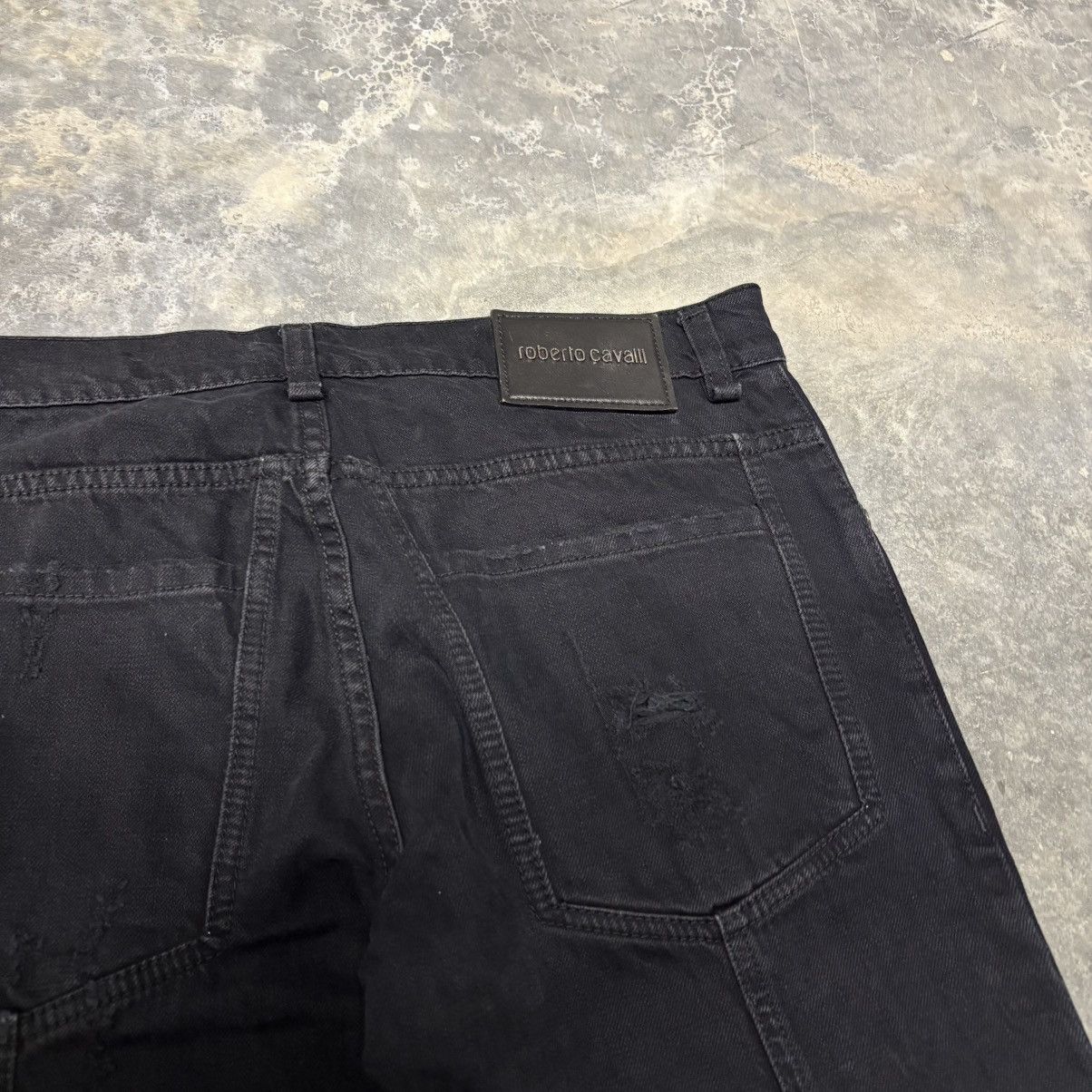 Roberto Cavalli Roberto Cavalli silver hardware studded crocodile denim Size US 32 / EU 48 - 9 Thumbnail