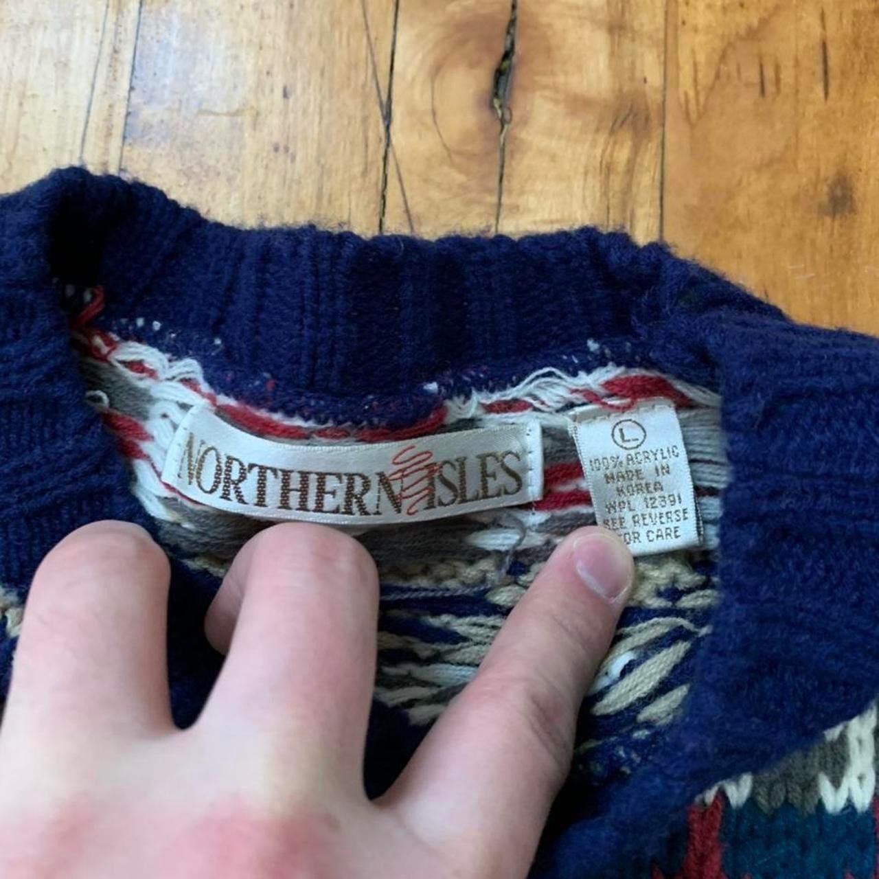 Vintage Vintage 90s Cozy Sweater Size US L / EU 52-54 / 3 - 2 Thumbnail