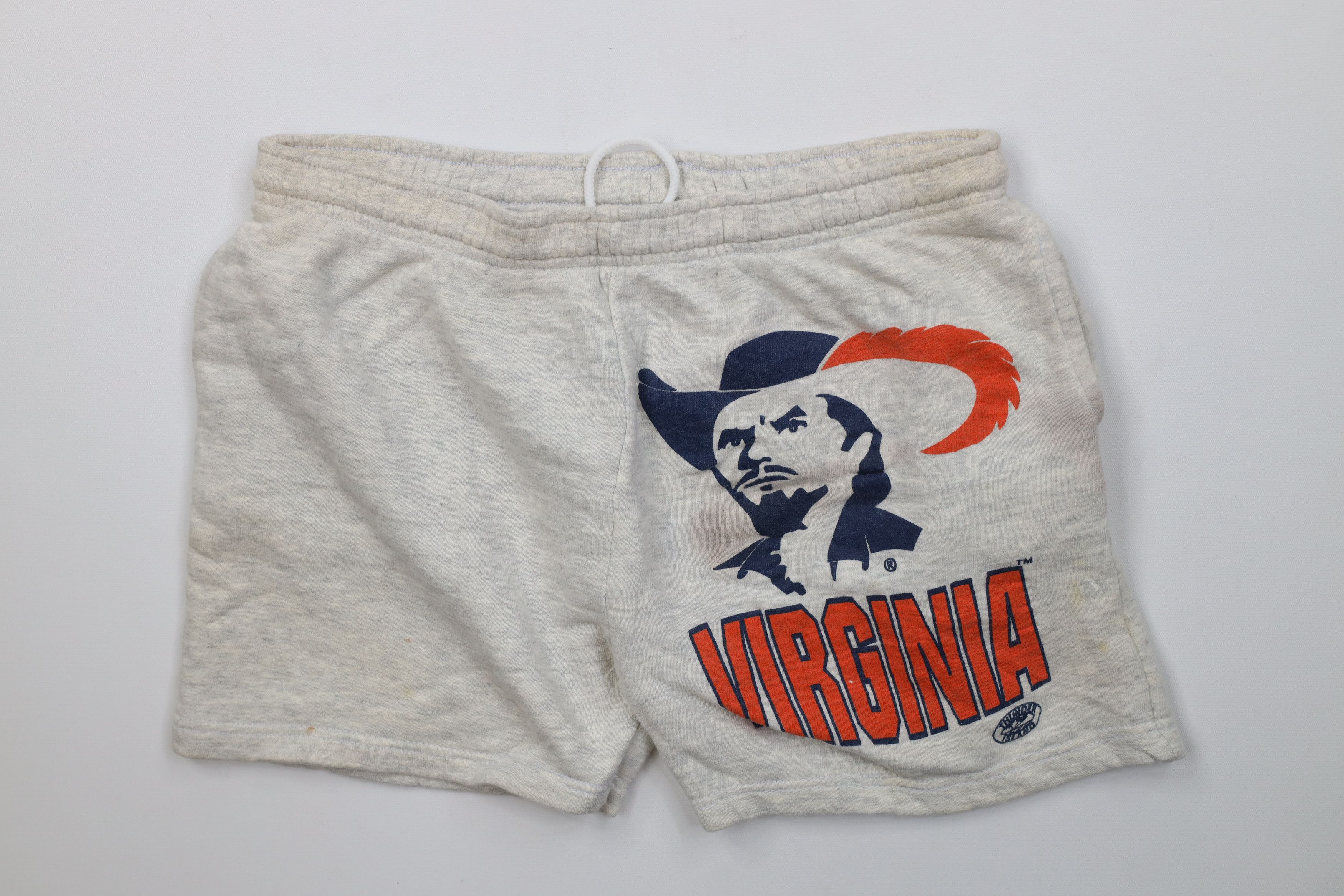 Vintage Vintage 90s University of Virginia Sweatpants Shorts USA UVA Size 30" / US 8 / IT 44 - 1 Thumbnail