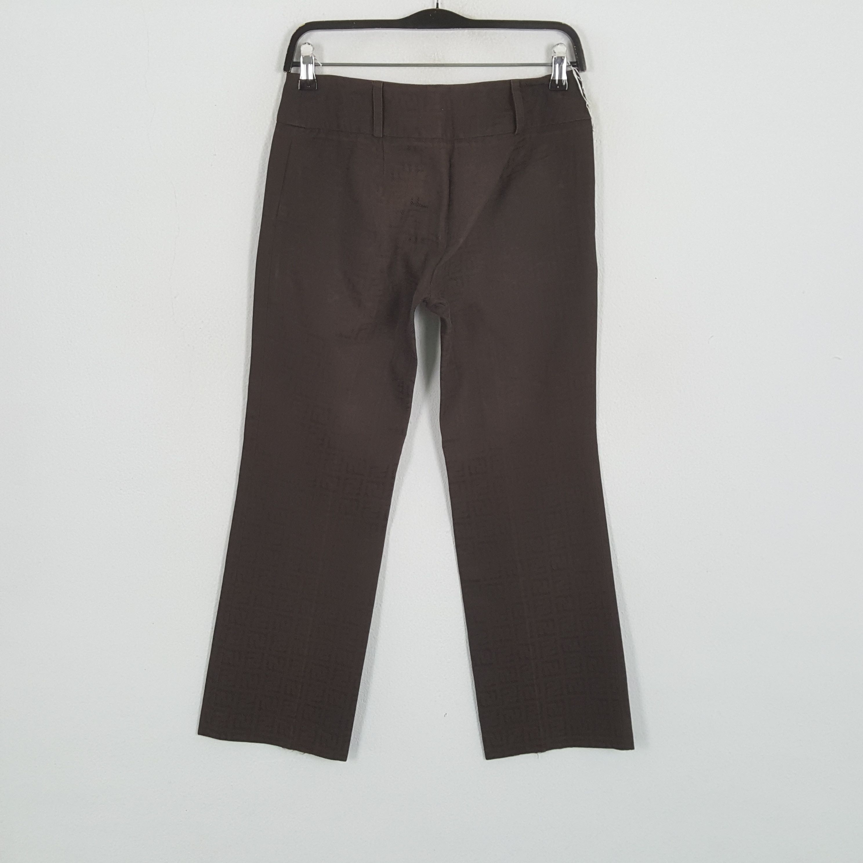 Fendi × Vintage FENDI Designer Luxury Brand Fashion Style Monogram Pants Size 27" / US 4 / IT 40 - 4 Thumbnail