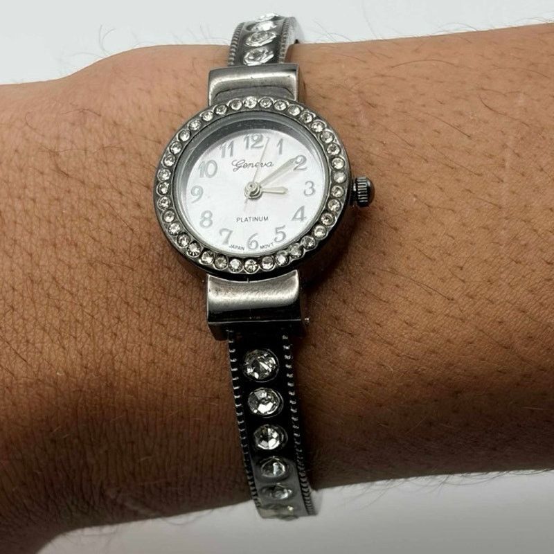 Geneva Black Geneva Cuff Watch Size ONE SIZE - 2 Thumbnail