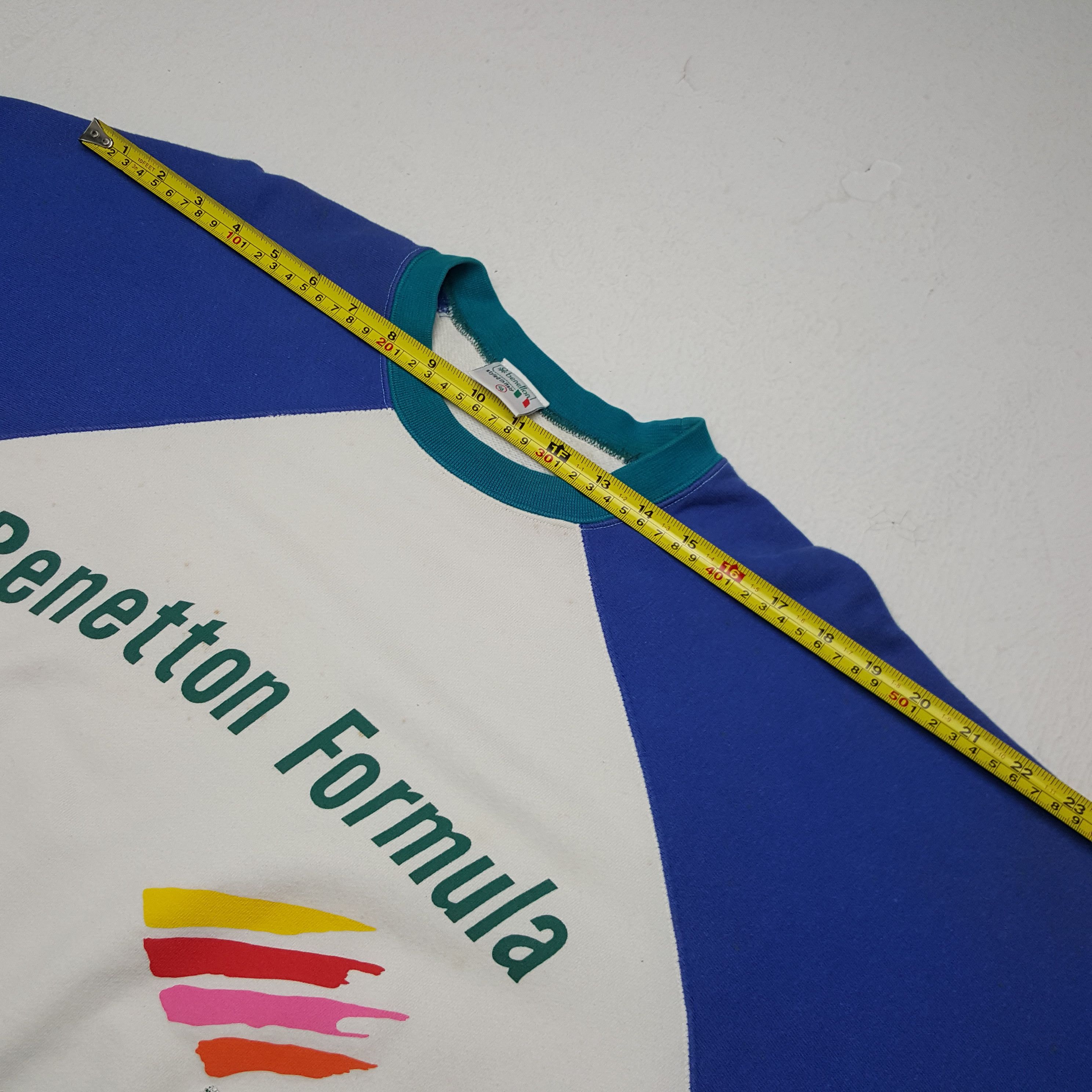 Benetton × Vintage Vintage Benetton Formula One Racing Sweatshirt Size US L / EU 52-54 / 3 - 6 Thumbnail