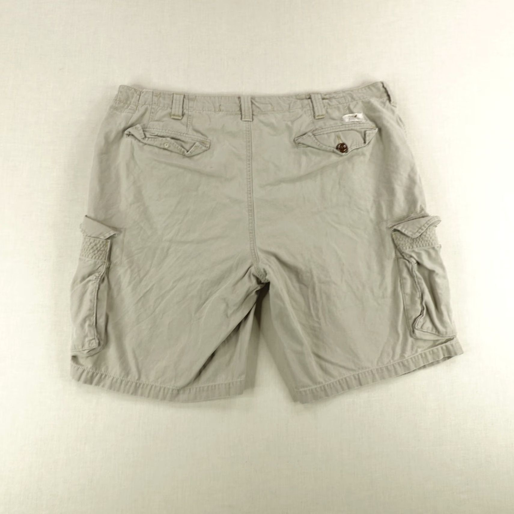 Polo Ralph Lauren VINTAGE Polo Ralph Lauren Cargo Shorts Mens Big & Tall 42 Khaki Canvas Outdoor Casual Size US L / EU 52-54 / 3 - 6 Thumbnail