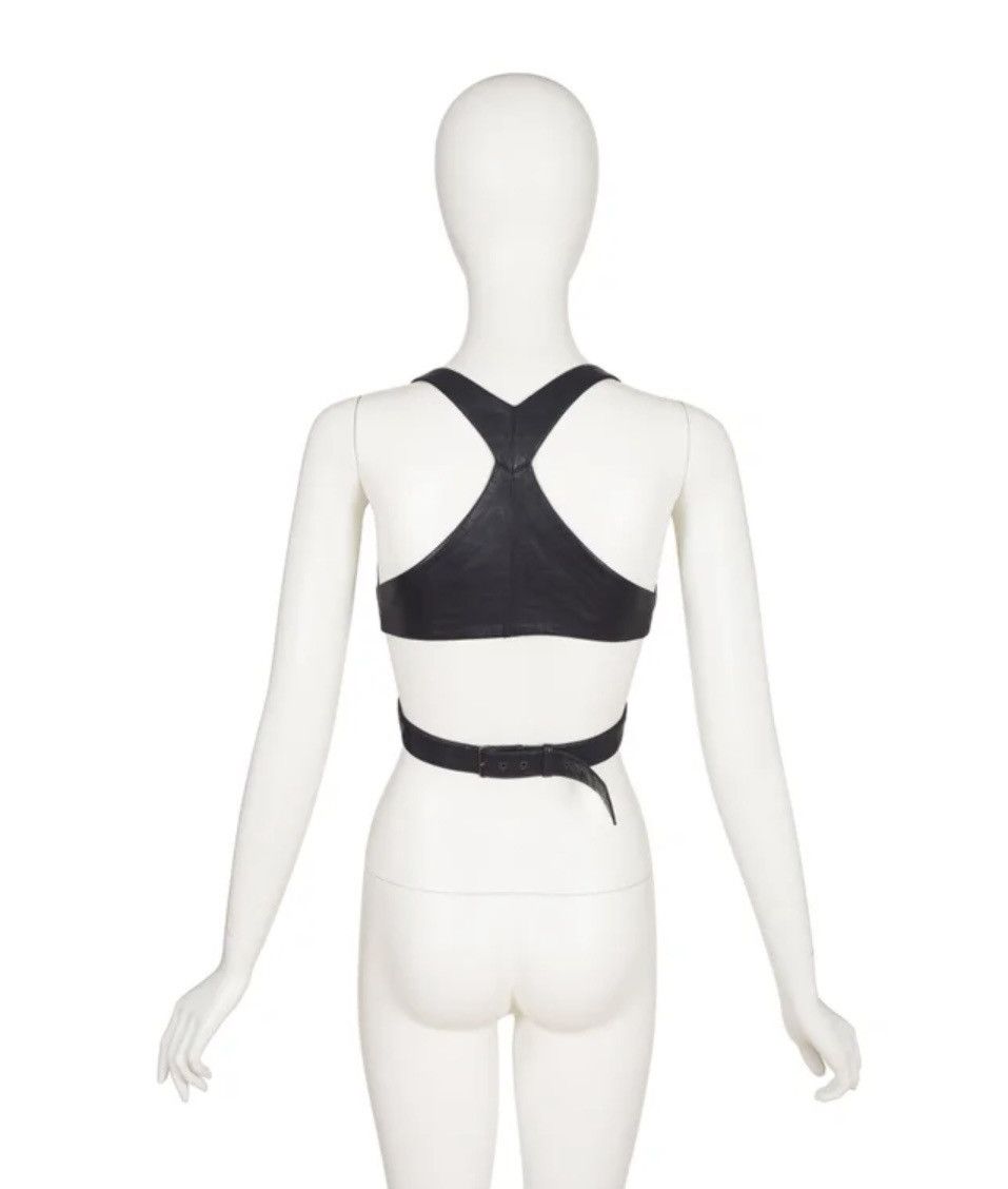 Alaia Alaïa Black Leather Racerback Wrap Bra Top Size XS / US 0-2 / IT 36-38 - 12 Thumbnail