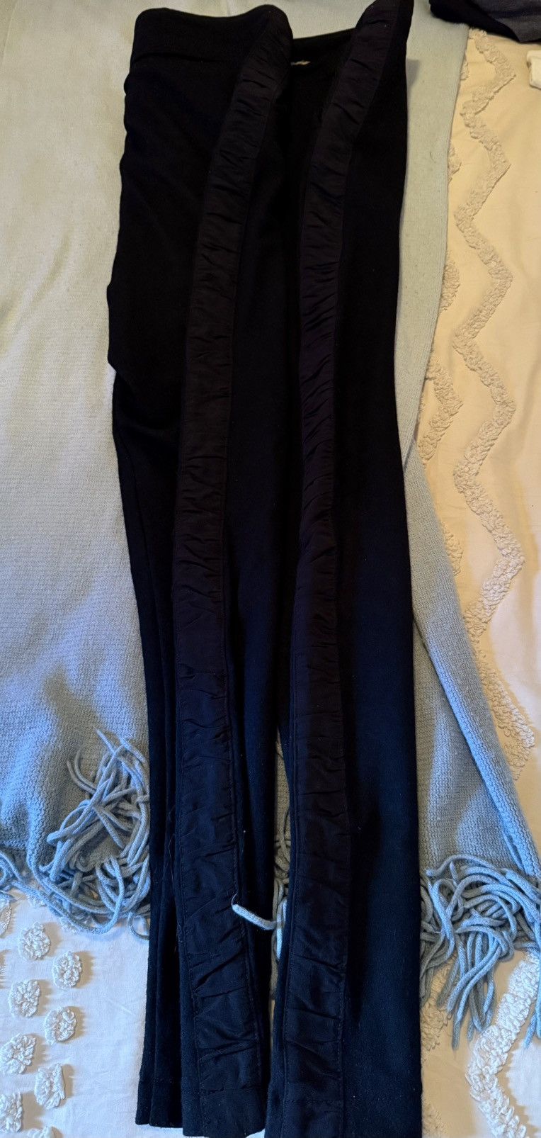 Greg Lauren Greg Lauren Black Wool Tux Pants (Size 4) Size US 38 / EU 54 - 3 Thumbnail