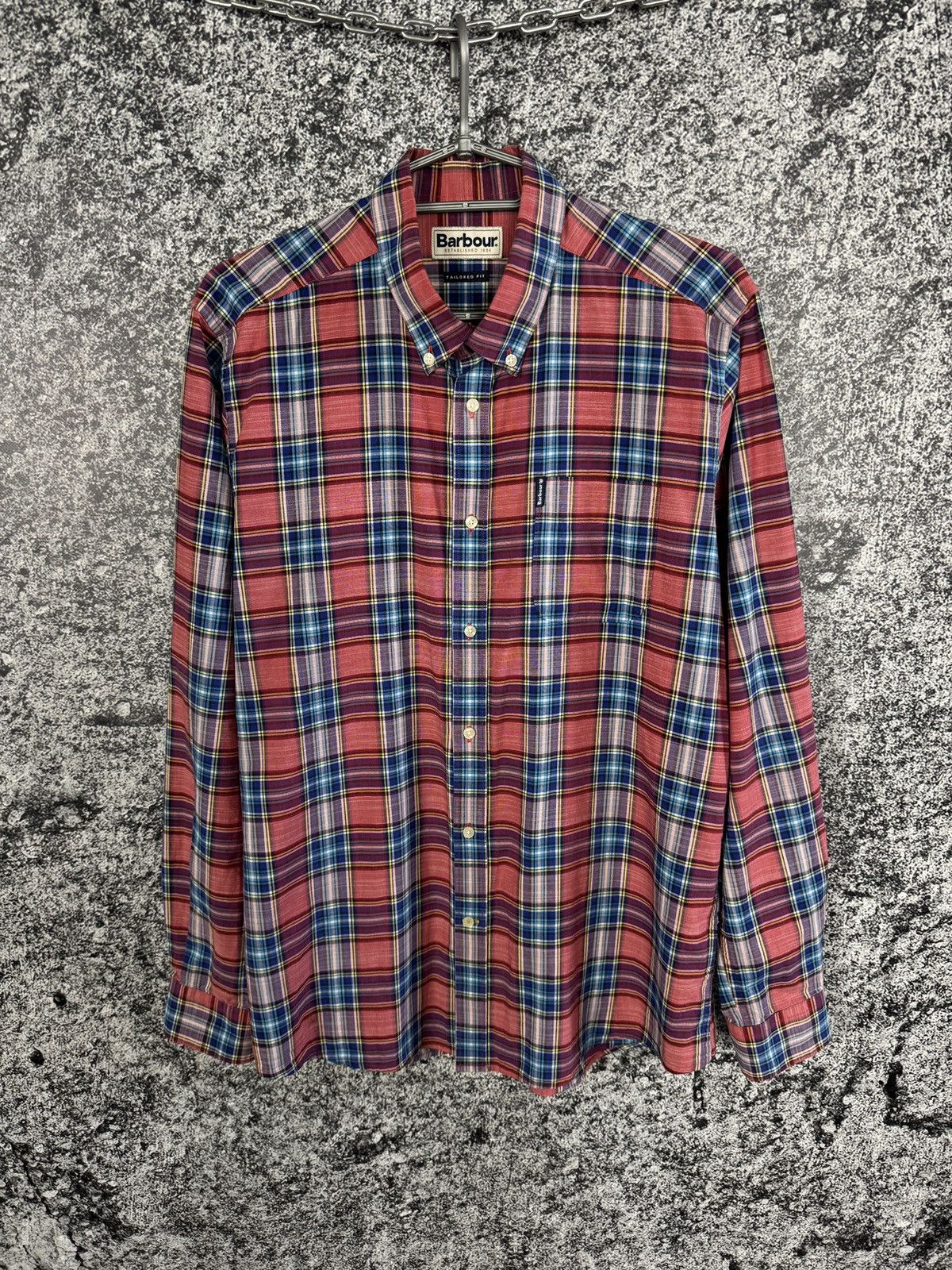 Barbour Barbour Highland Check Tailored Long Sleeve Shirt Button Up Size US L / EU 52-54 / 3 - 1 Thumbnail