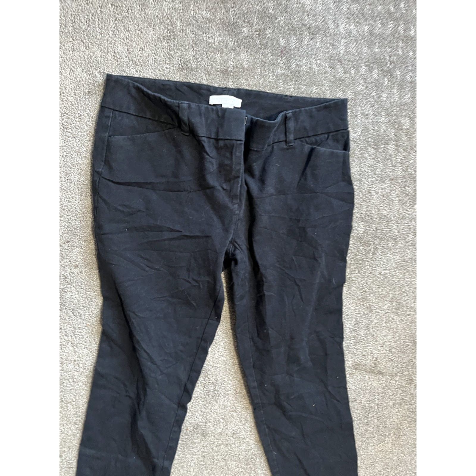 Avenue New York & Company Stretch Pants Women Size 6 Black Ankle Pants Size 28" / US 6 / IT 42 - 2 Thumbnail