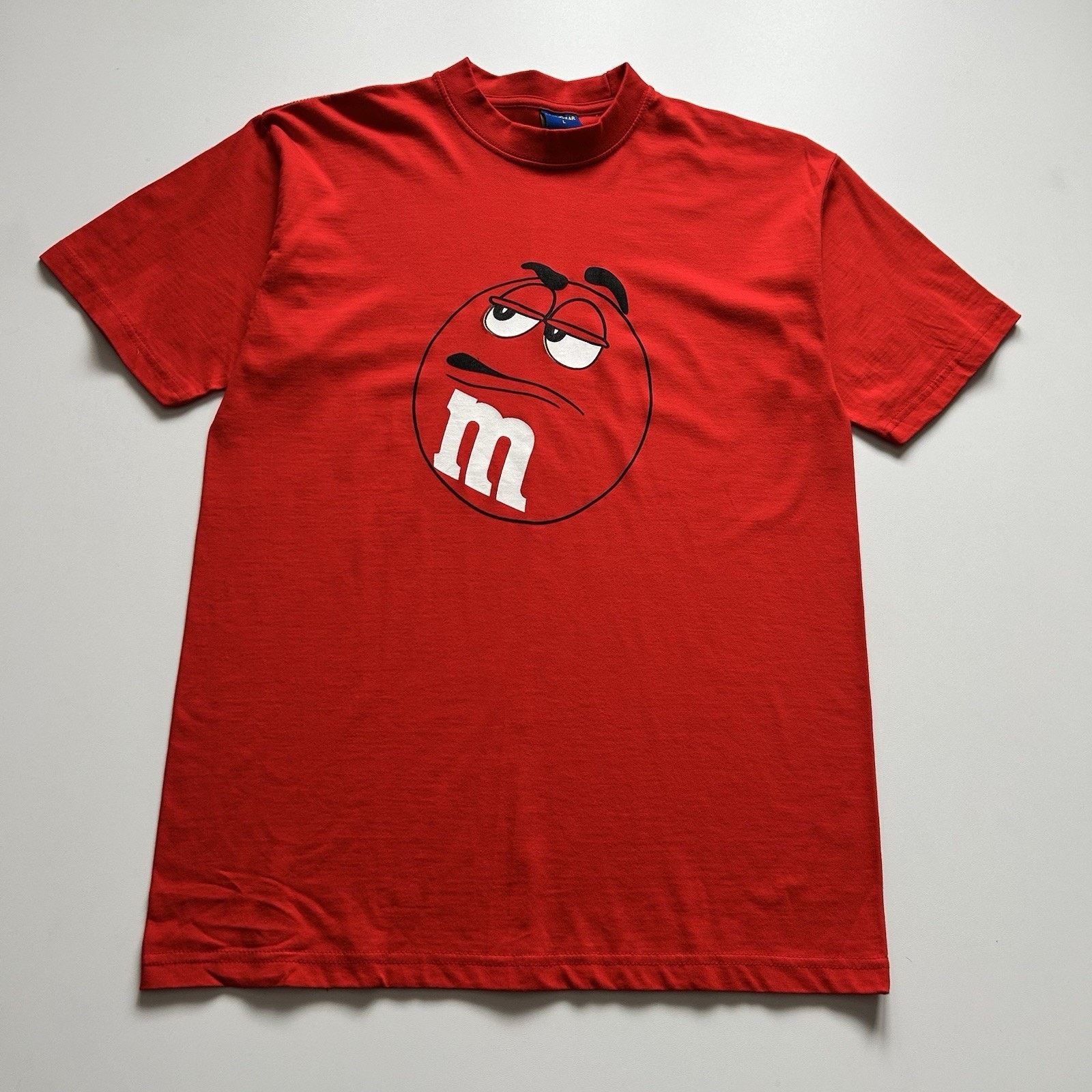 Vintage Vintage Red M&Ms Promo T Shirt Large 90s Candy Graphic Rare Size US L / EU 52-54 / 3 - 1 Thumbnail