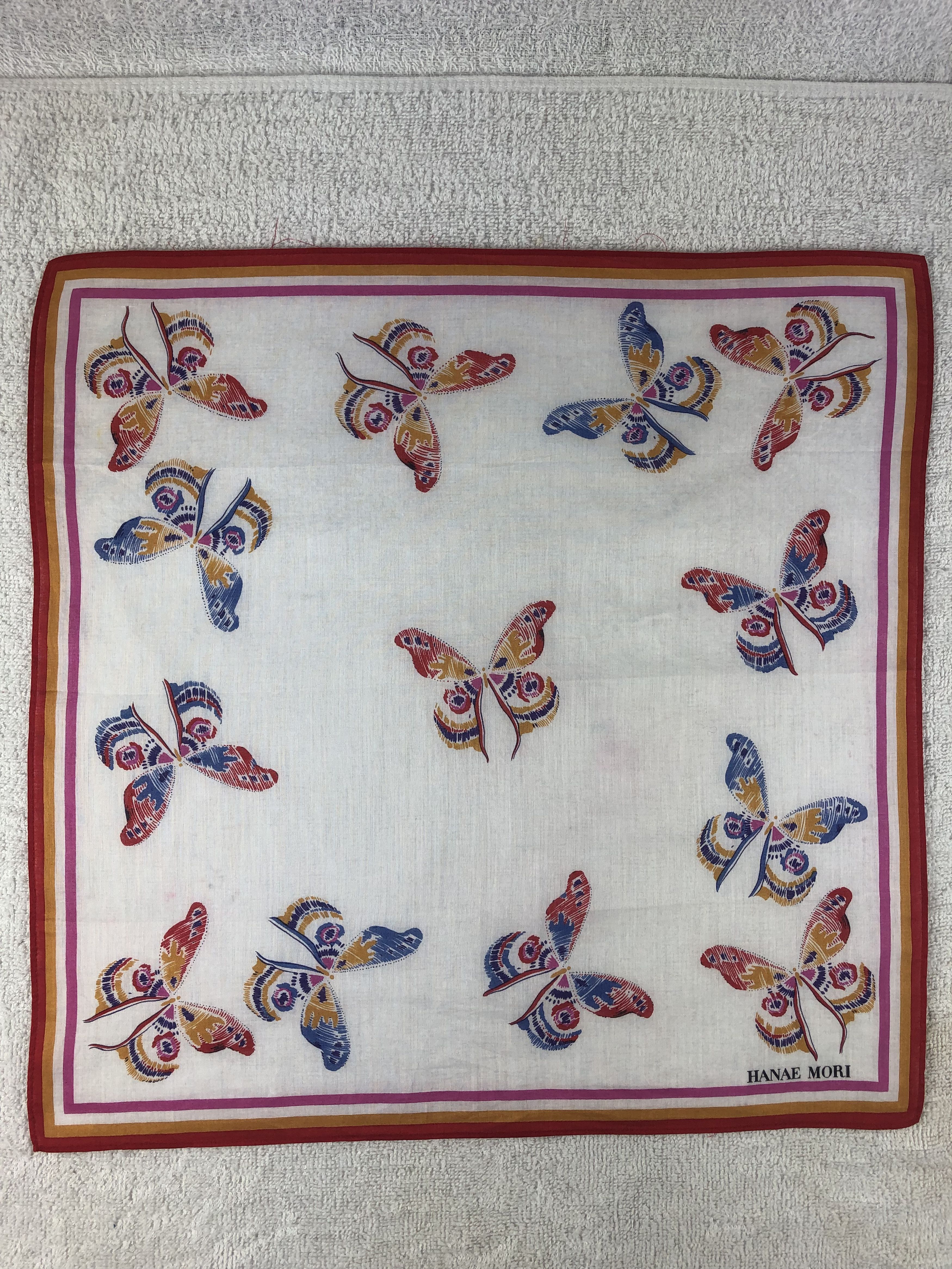 Hanae Mori × Japanese Brand × Vintage Hanae Mori Handkerchief / Bandana / Neckerchief Size ONE SIZE - 3 Thumbnail