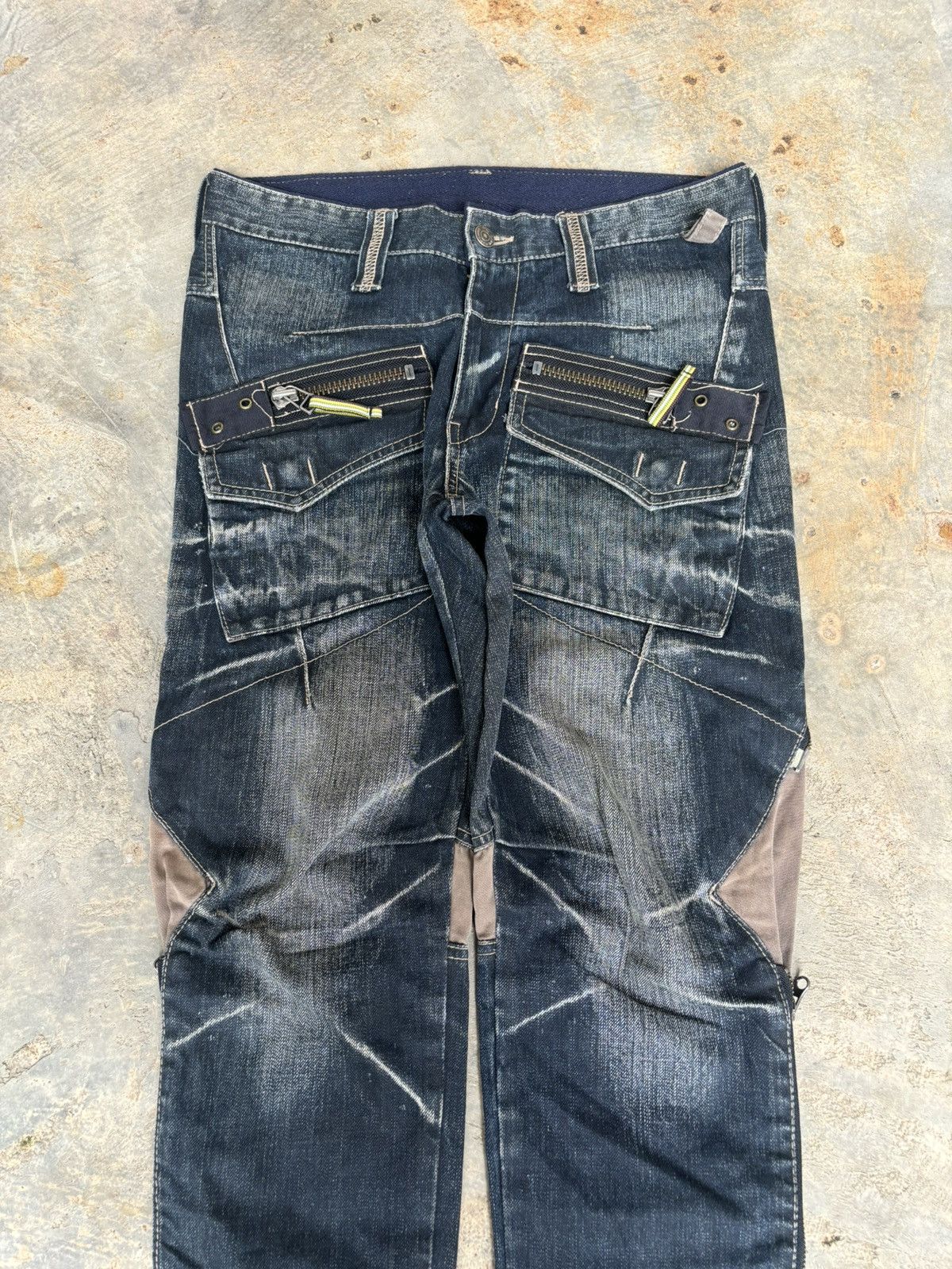 If Six Was Nine × Japanese Brand × PPFM PPFM Multi Zipper Ifsixwasnine Lgb Style Jeans Size US 29 - 2 Thumbnail