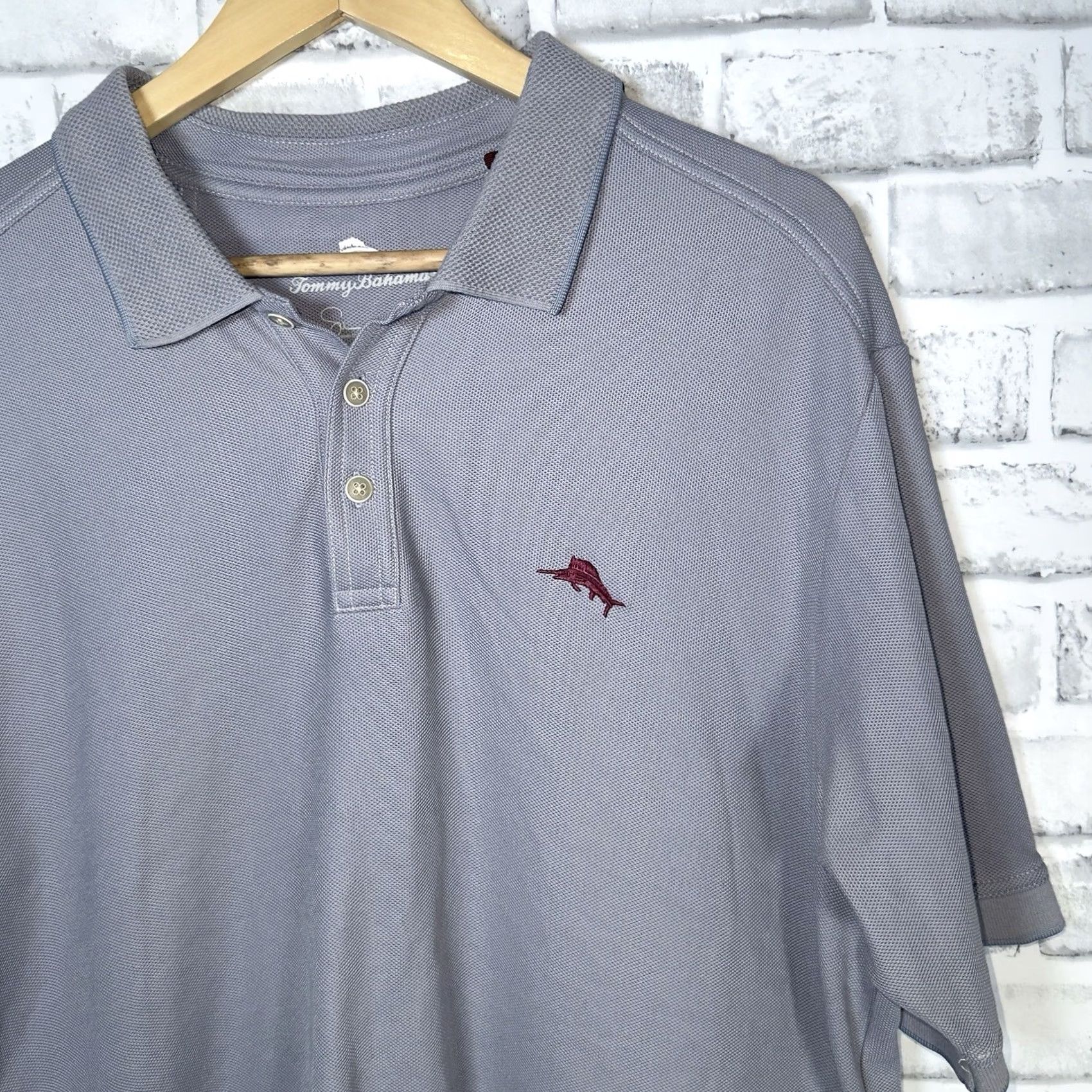 Tommy Bahama Tommy Bahama Polo Shirt Mens Size L Gray Supima Cotton Polo Shirt Mens L Gray Supima Cotton Polo Shirt Mens Size L Gray Supima Cotton Size US L / EU 52-54 / 3 - 2 Thumbnail