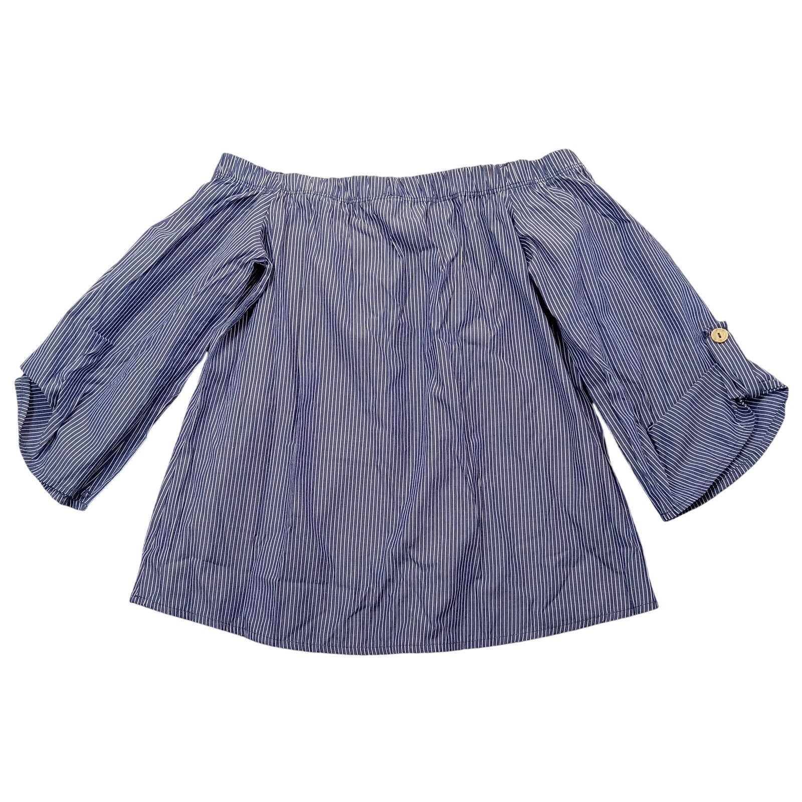 & Other Stories New Mode Off The ShoulderTop S Roll Tab Sleeve Blouse Size S / US 4 / IT 40 - 2 Thumbnail