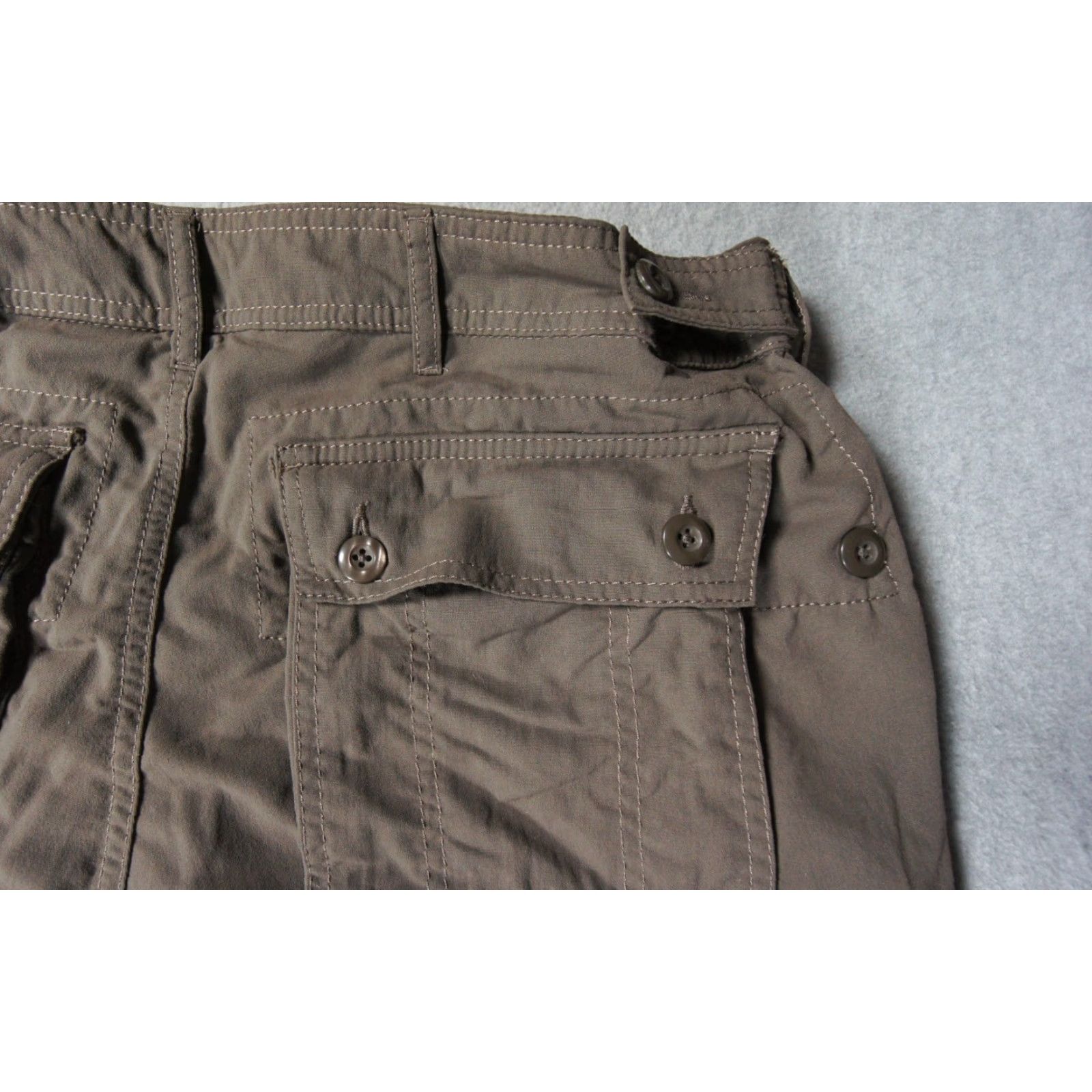 Vintage Clothing Arts Pants Mens 34x30 Brown Cargo Pockets 5-Pocket Design Travel Pick Pocket Proof Cargo Pants Mens Brown Size US 34 / EU 50 - 7 Thumbnail