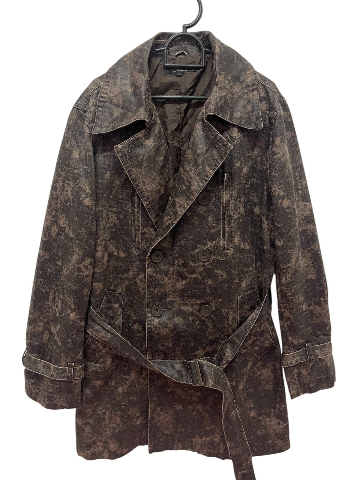 Japanese Brand JAPAN YASUYUKI ISHII INSPIRED OXID DARK BROWN COAT Size US M / EU 48-50 / 2 - 1 Thumbnail
