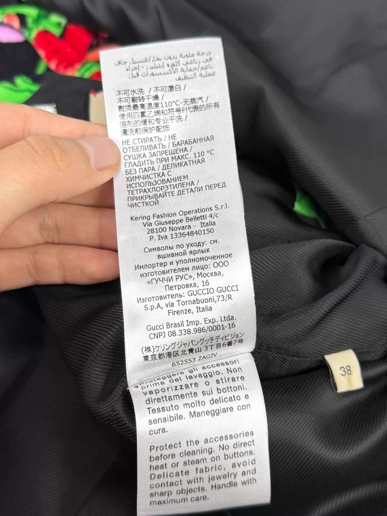 Gucci Gucci Colorful printed black velvet fabric suit jacket Size XS / US 0-2 / IT 36-38 - 8 Thumbnail