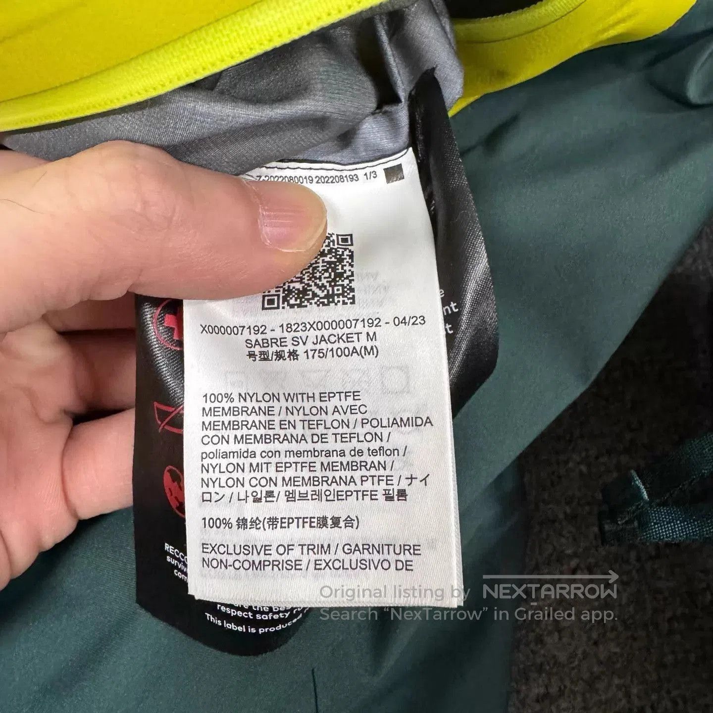 Arc'teryx Multi Color Hooded Jacket with Zip Pockets. Size US M / EU 48-50 / 2 - 7 Thumbnail