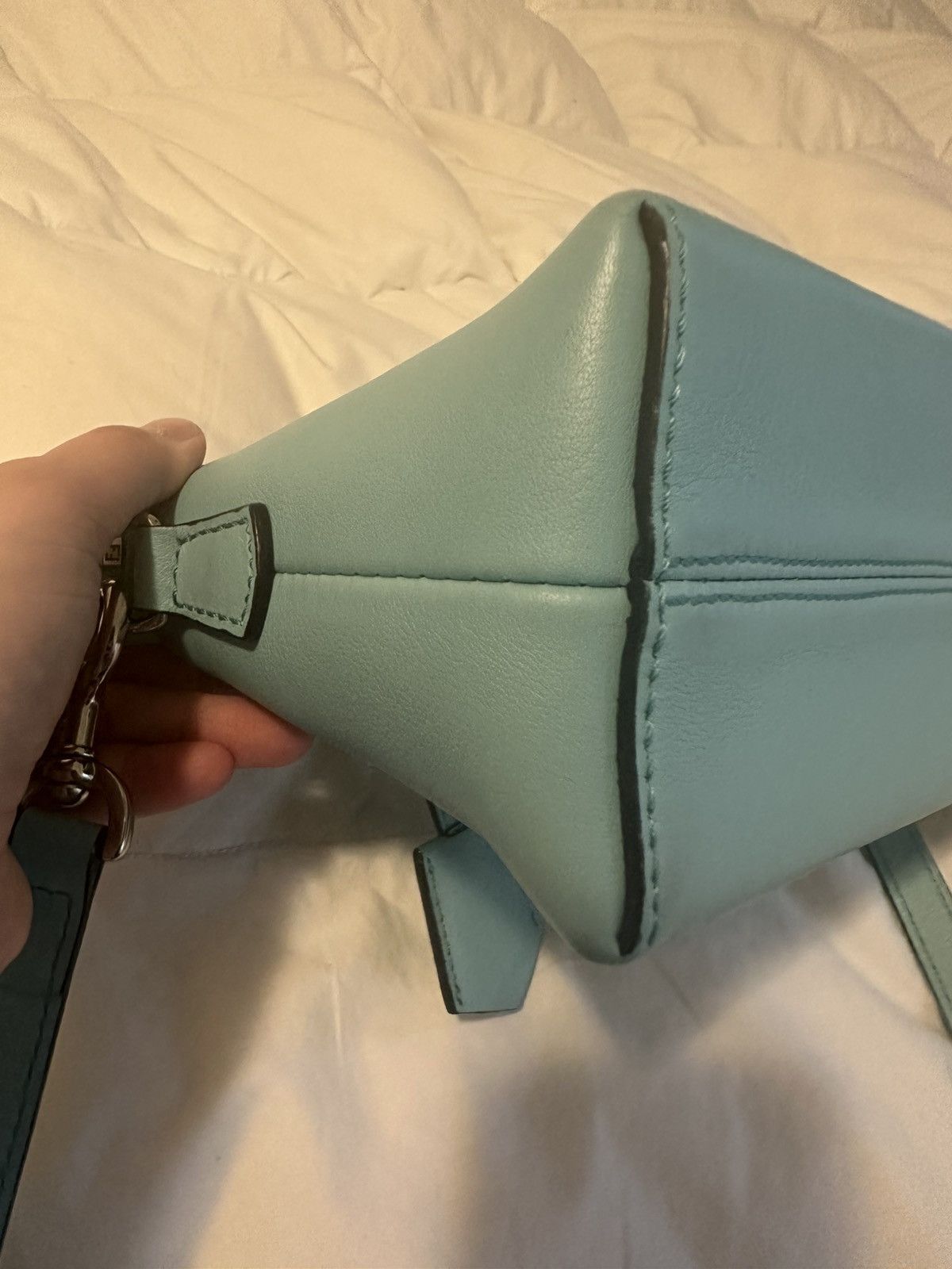 Fendi Fendi turquoise/tiffany blue by the way bag mini Size ONE SIZE - 5 Thumbnail