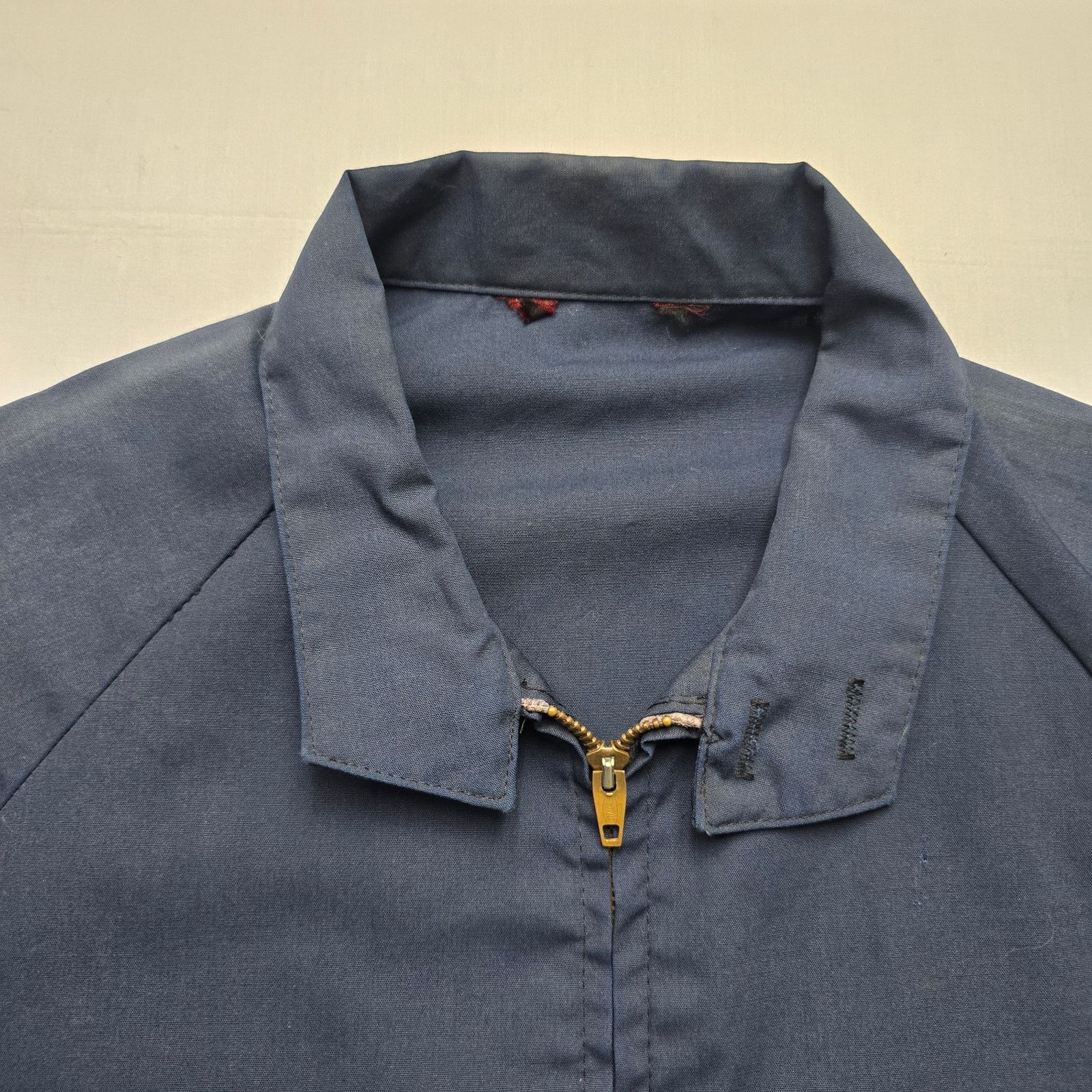 Vintage Vintage Jacket Cropped Blue Harrington Style Boxy Bomber L Size US L / EU 52-54 / 3 - 6 Thumbnail