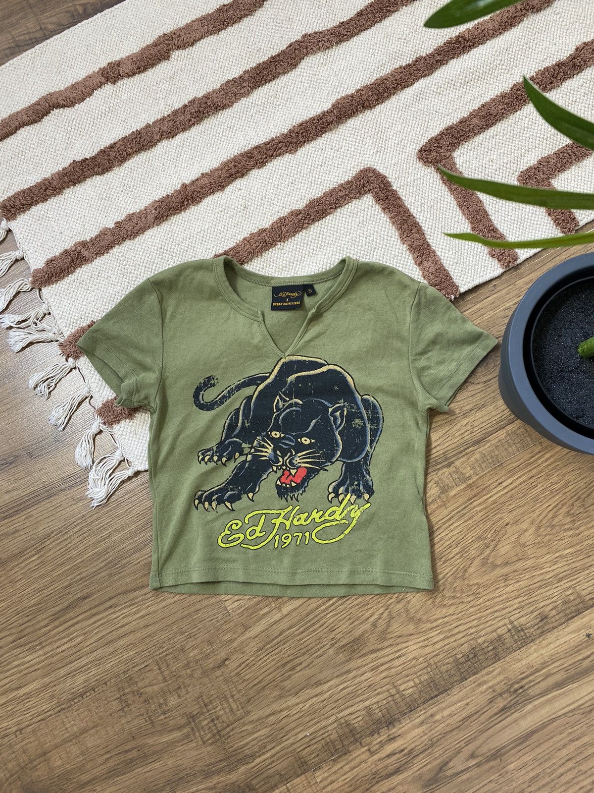 ED HARDY TIGER T SHIRT TOP