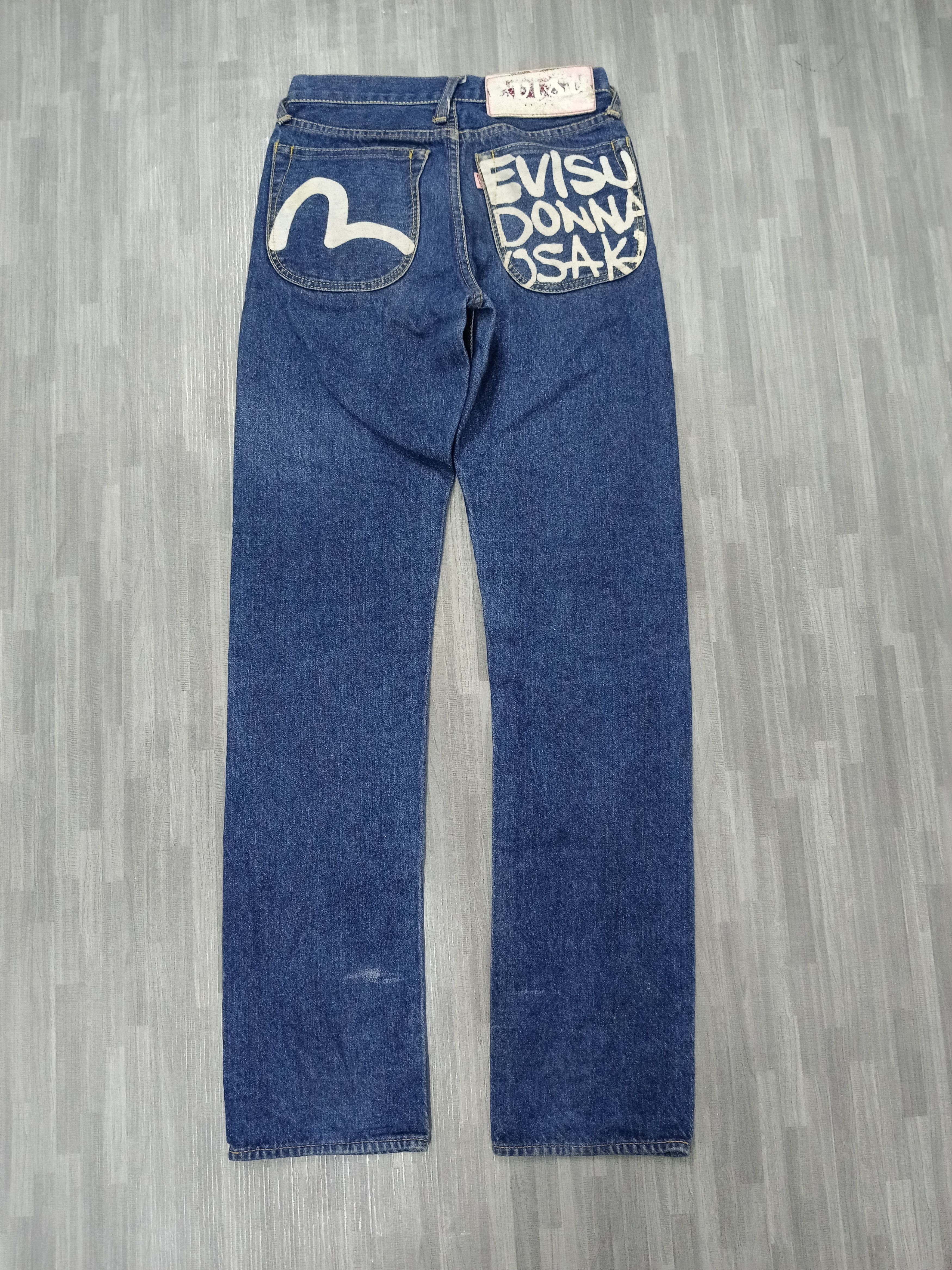 Evisu EVISU DONNA OSAKA SELVEDGE DENIM PANTS Size 25" / US 0 / IT 36 - 3 Thumbnail