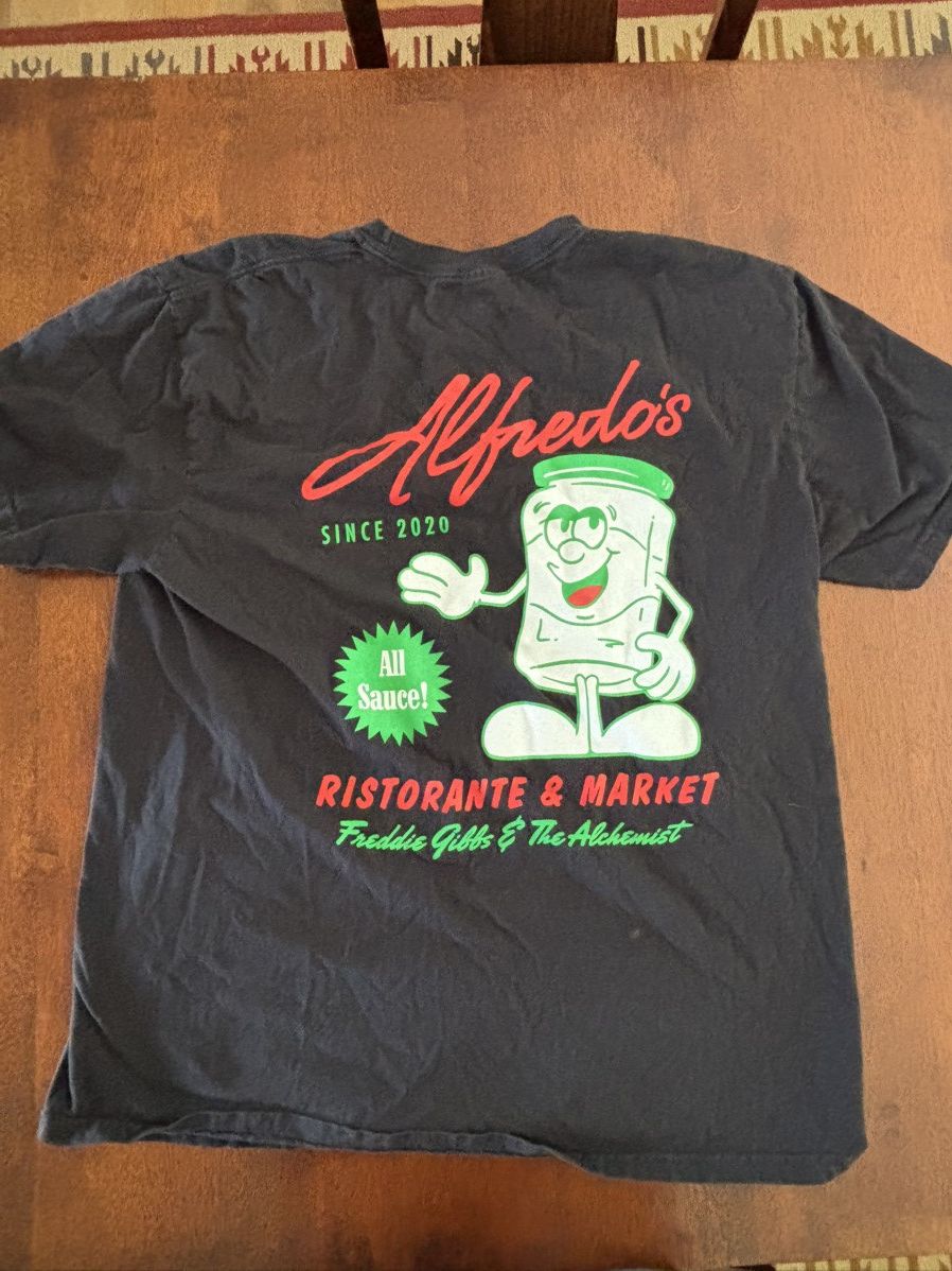 Rap Tees Freddie Gibbs Alfredo restaurant rap tShirt Size US XL / EU 56 / 4 - 2 Thumbnail