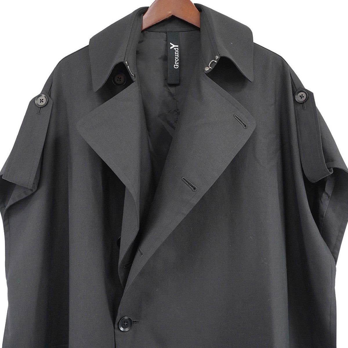 Ground Y GroundY 22SS COAT Cape Sleejlebres Over -sized Court Size US S / EU 44-46 / 1 - 3 Thumbnail