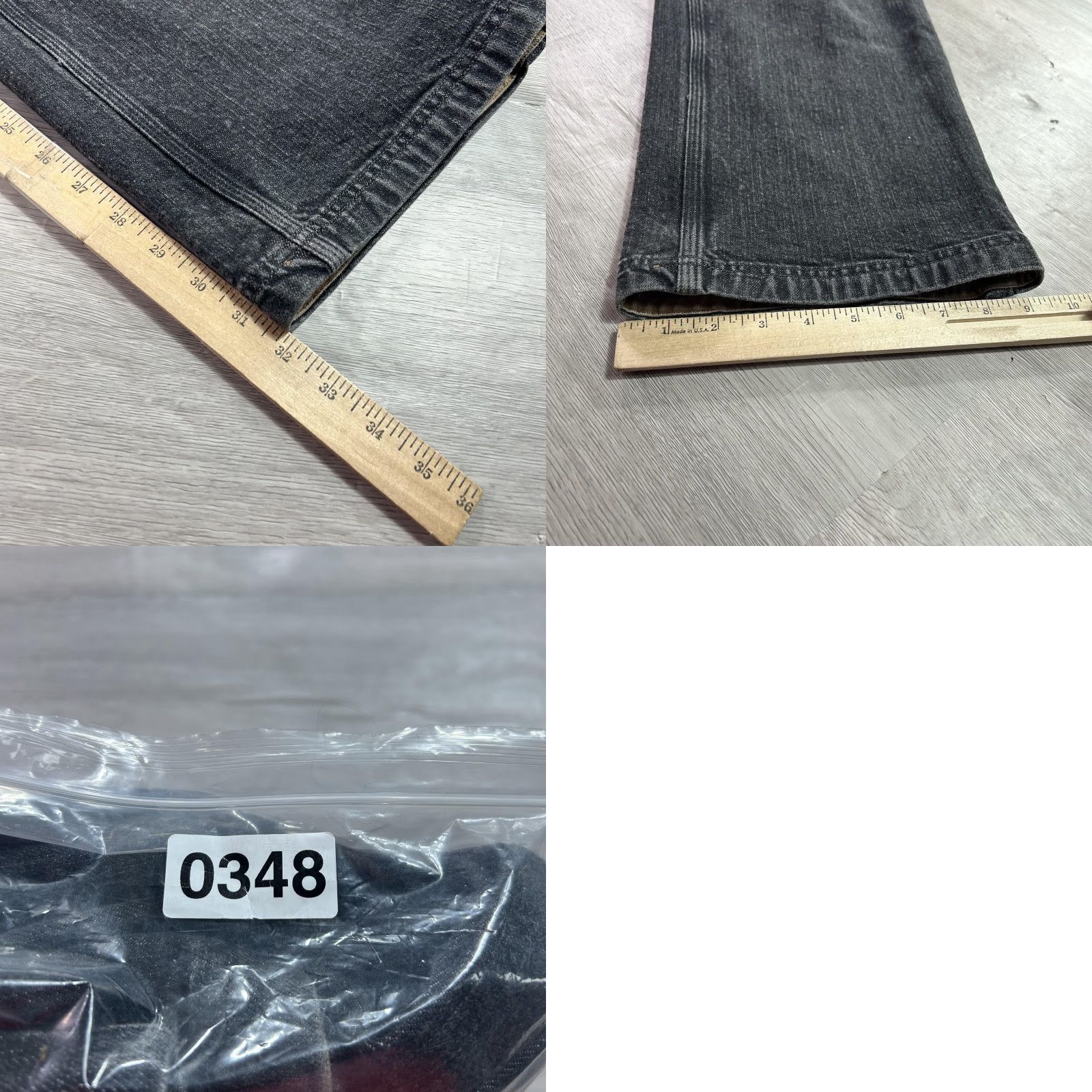 Duluth Trading Company Duluth Trading Co Duluth Flex Ballroom Jeans Mens 44x32 Gray Denim Work Pants Relaxed Fit Straight Jeans Size US 44 / EU 60 - 9 Thumbnail