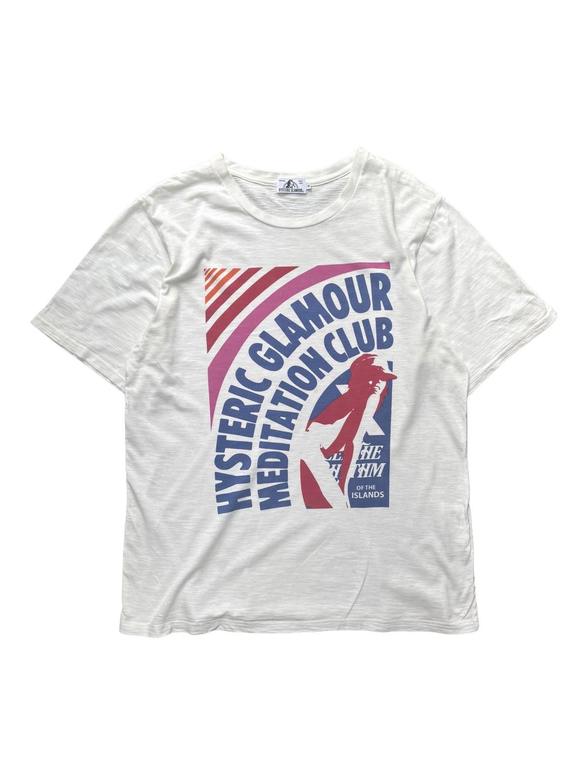 Hysteric Glamour Hysteric Glamour Meditation Club T Shirt White M Size US M / EU 48-50 / 2 - 1 Thumbnail