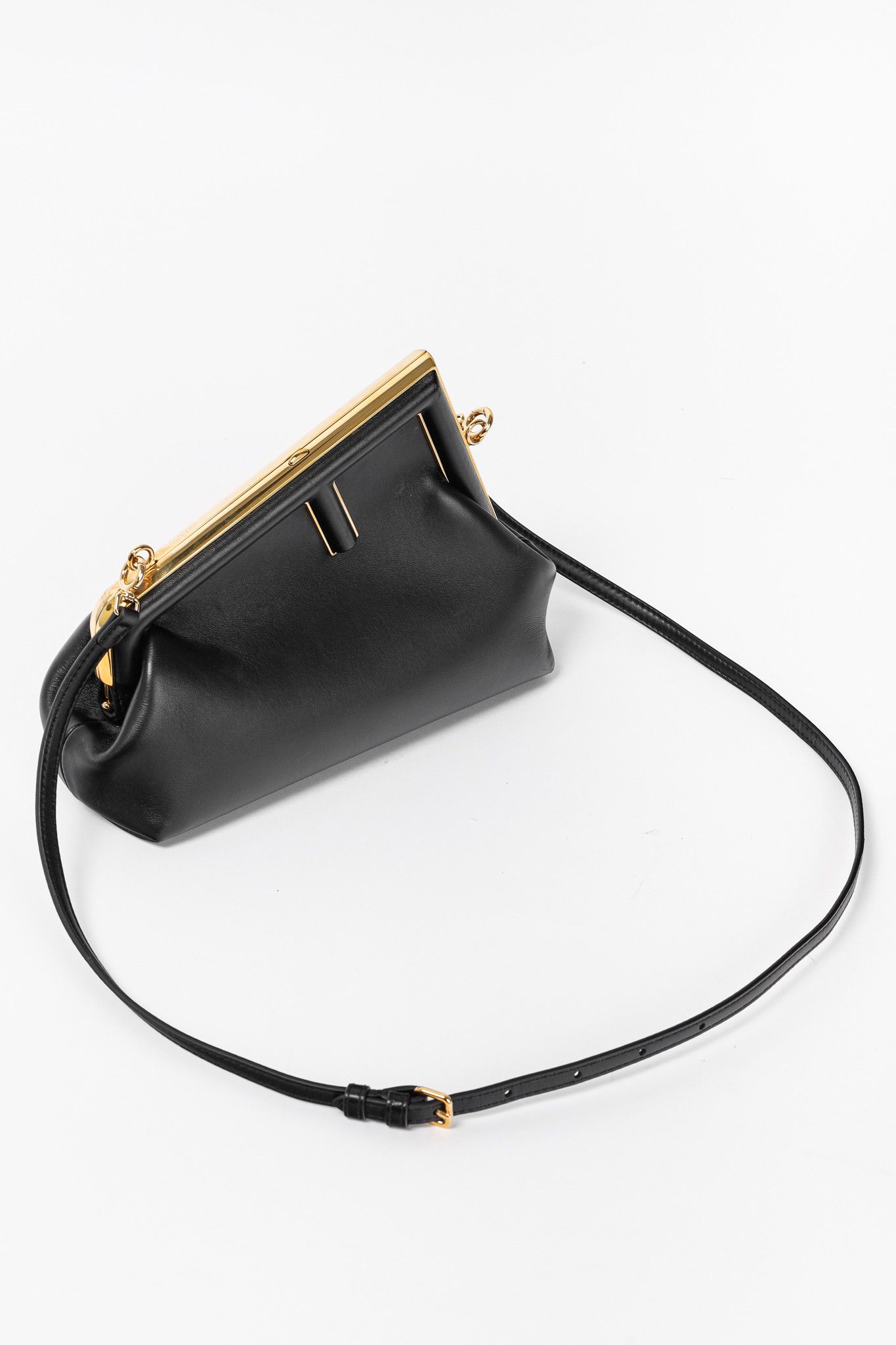 Fendi Fendi First Small Black Nappa Leather Bag Size ONE SIZE - 6 Thumbnail
