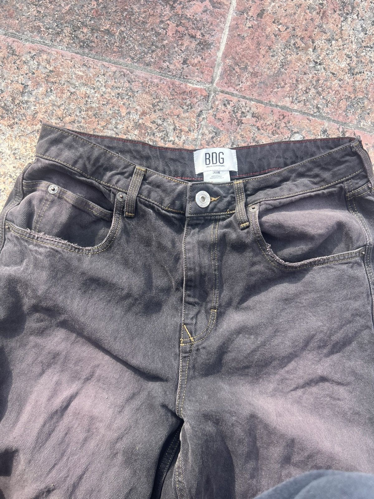 Japanese Brand × Vintage Baggy Brown Tinted Jeans Size US 30 / EU 46 - 6 Thumbnail