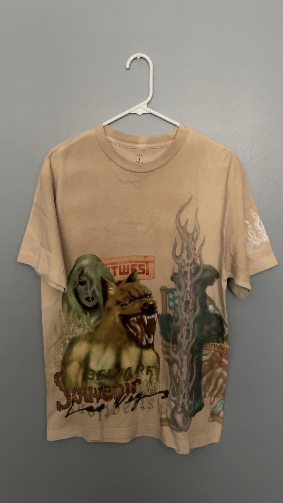 Travis Scott Travis Scott Vegas Bazaar Souvenir Tee Brown